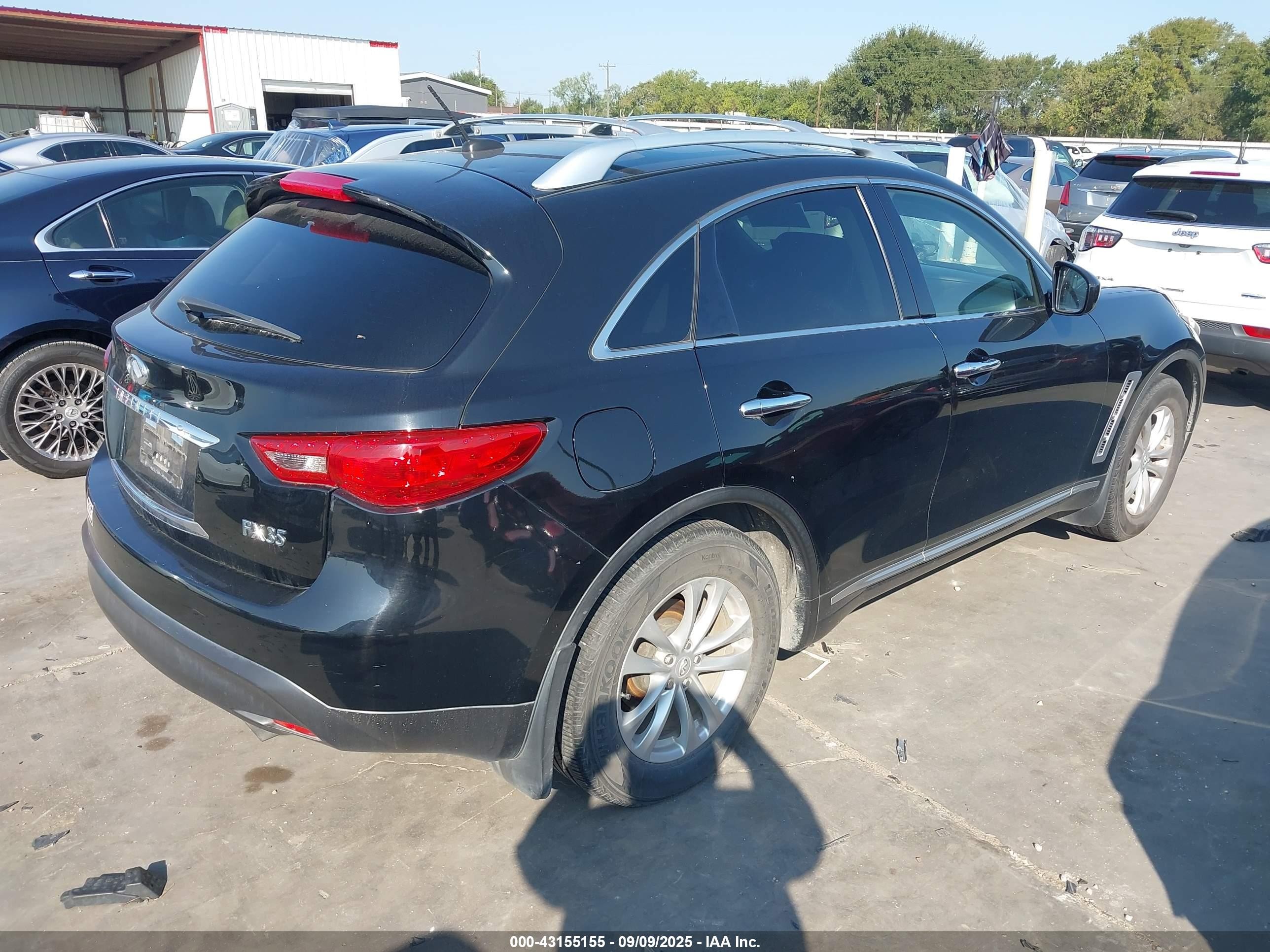 2010 Infiniti Fx35 Black vin: JN8AS1MU1AM800662