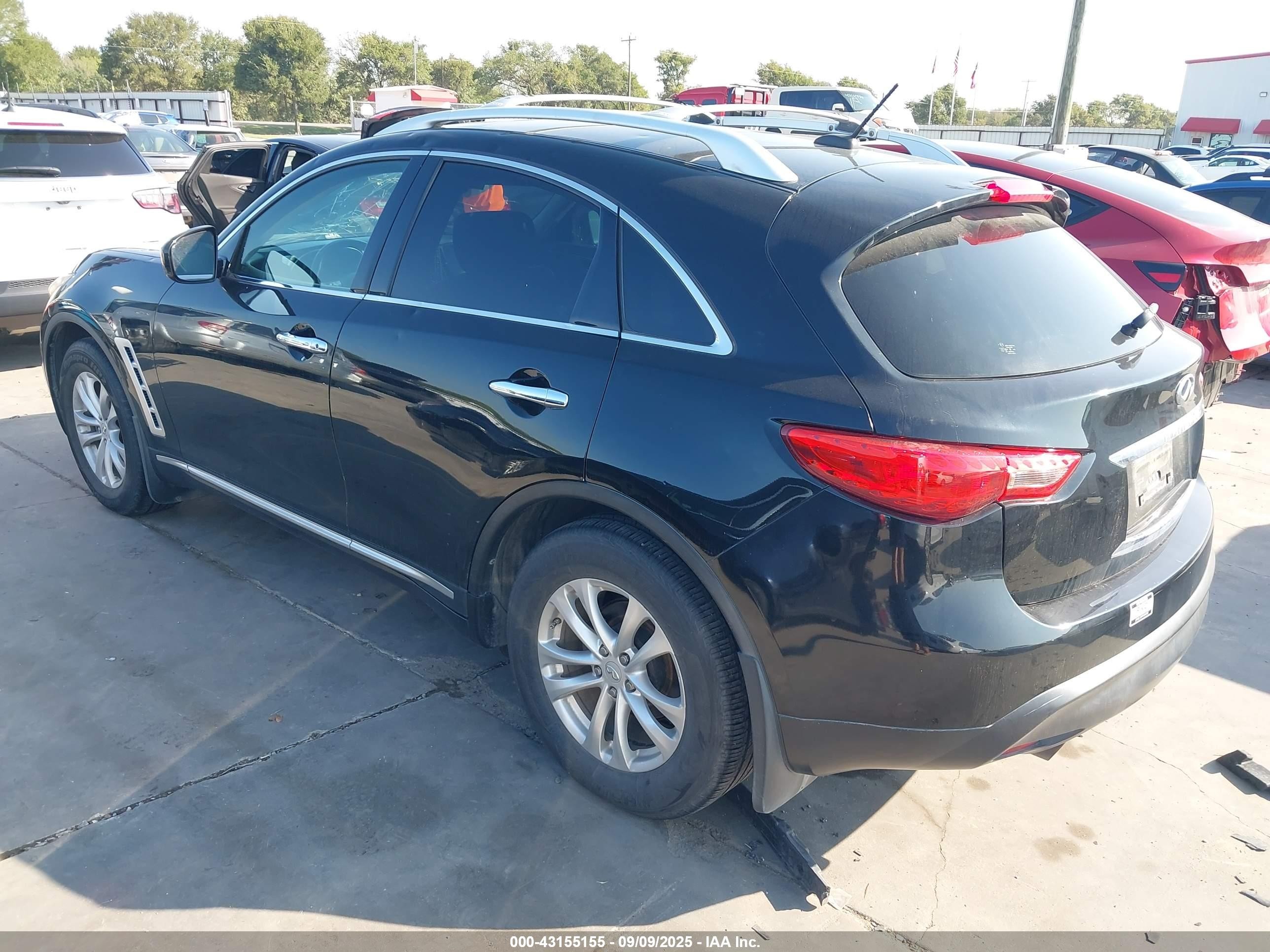 2010 Infiniti Fx35 Black vin: JN8AS1MU1AM800662