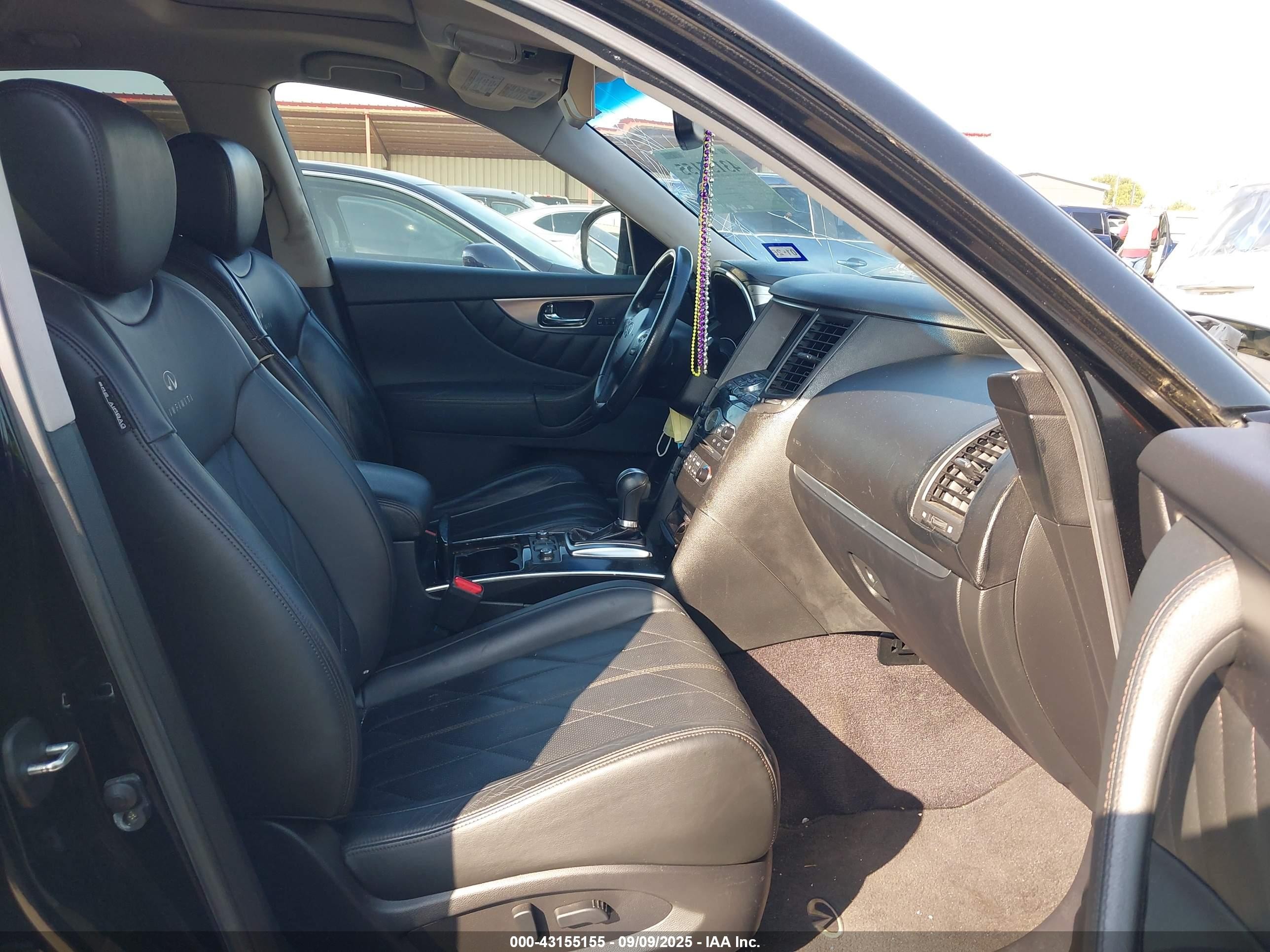 2010 Infiniti Fx35 Black vin: JN8AS1MU1AM800662
