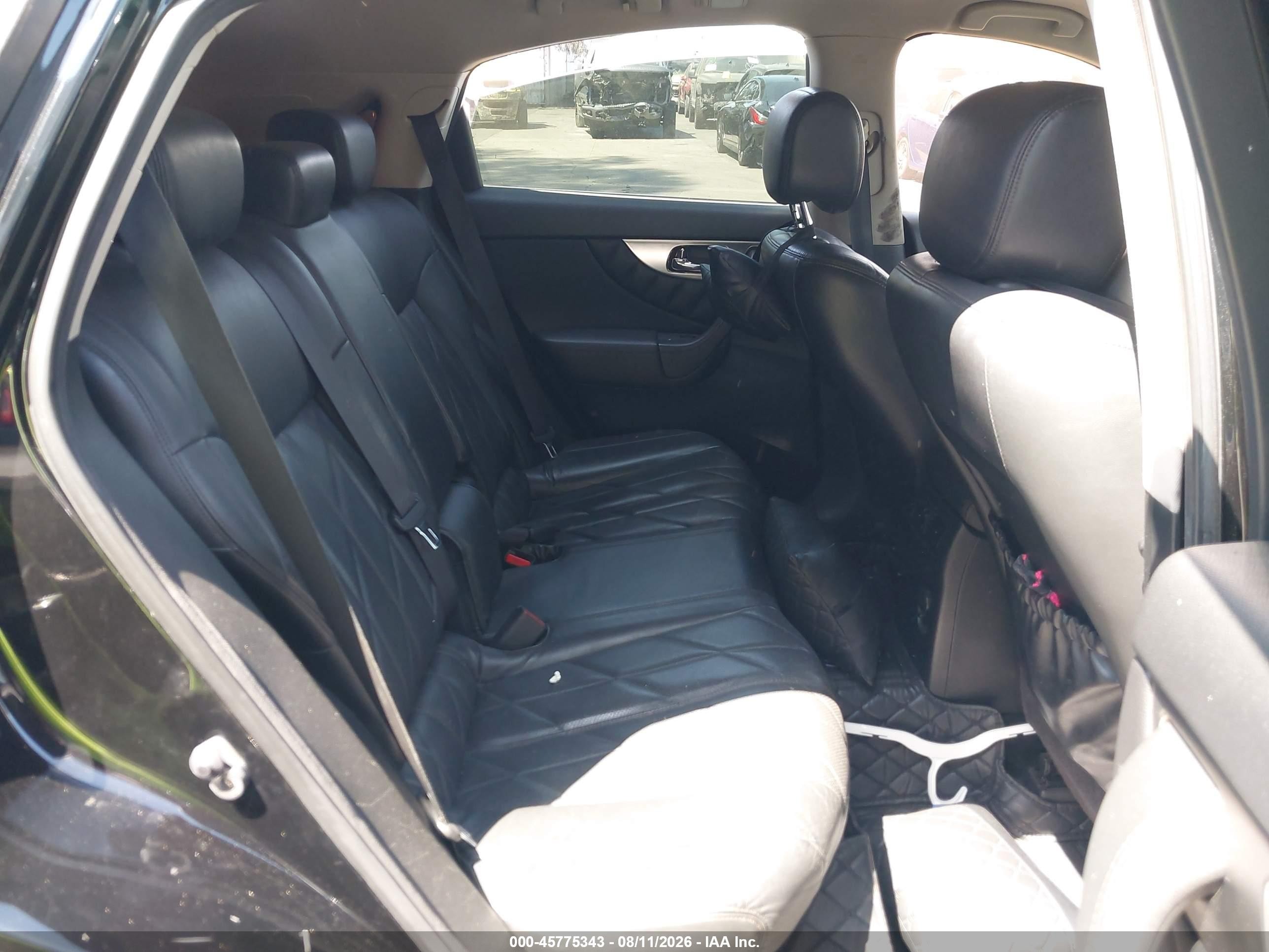 2010 Infiniti Fx35   Черный vin: JN8AS1MU1AM801147