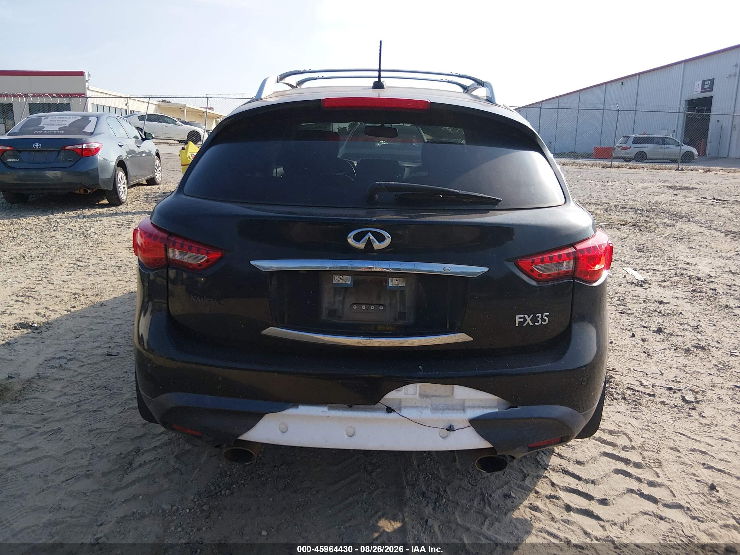 2010 Infiniti Fx35   Черный vin: JN8AS1MU1AM802573