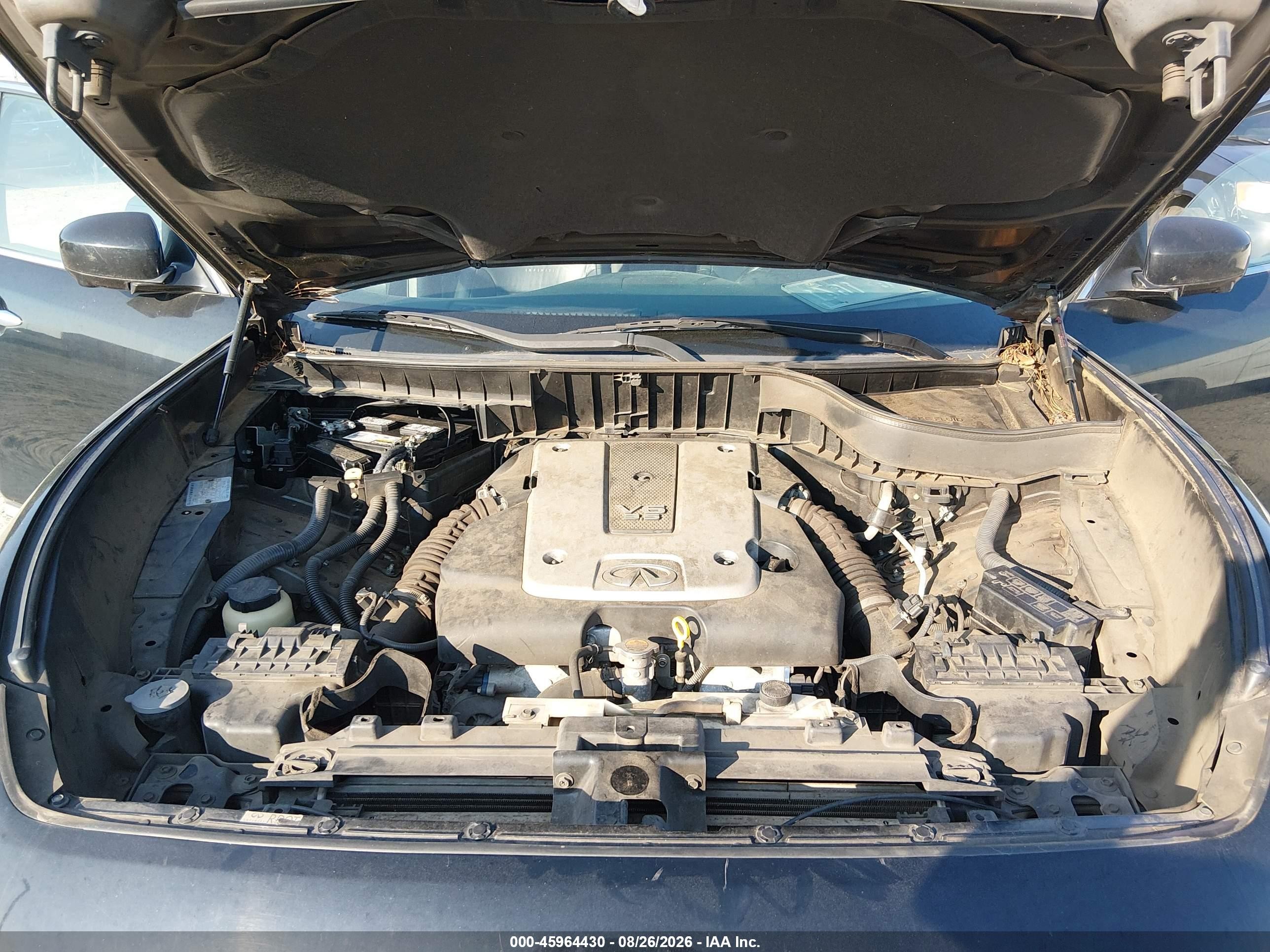 2010 Infiniti Fx35   Черный vin: JN8AS1MU1AM802573