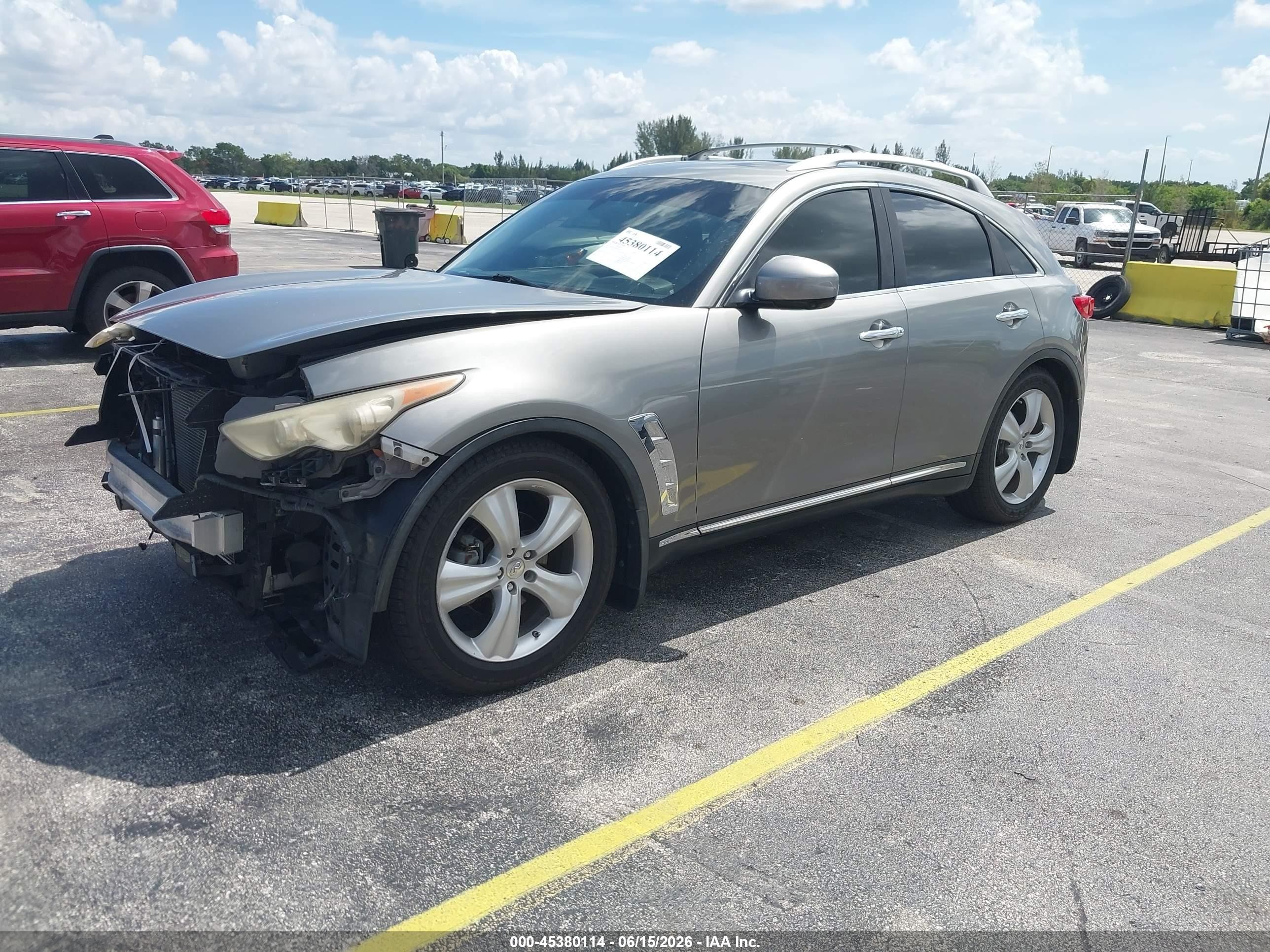 2011 Infiniti Fx35   Gray vin: JN8AS1MU1BM711076