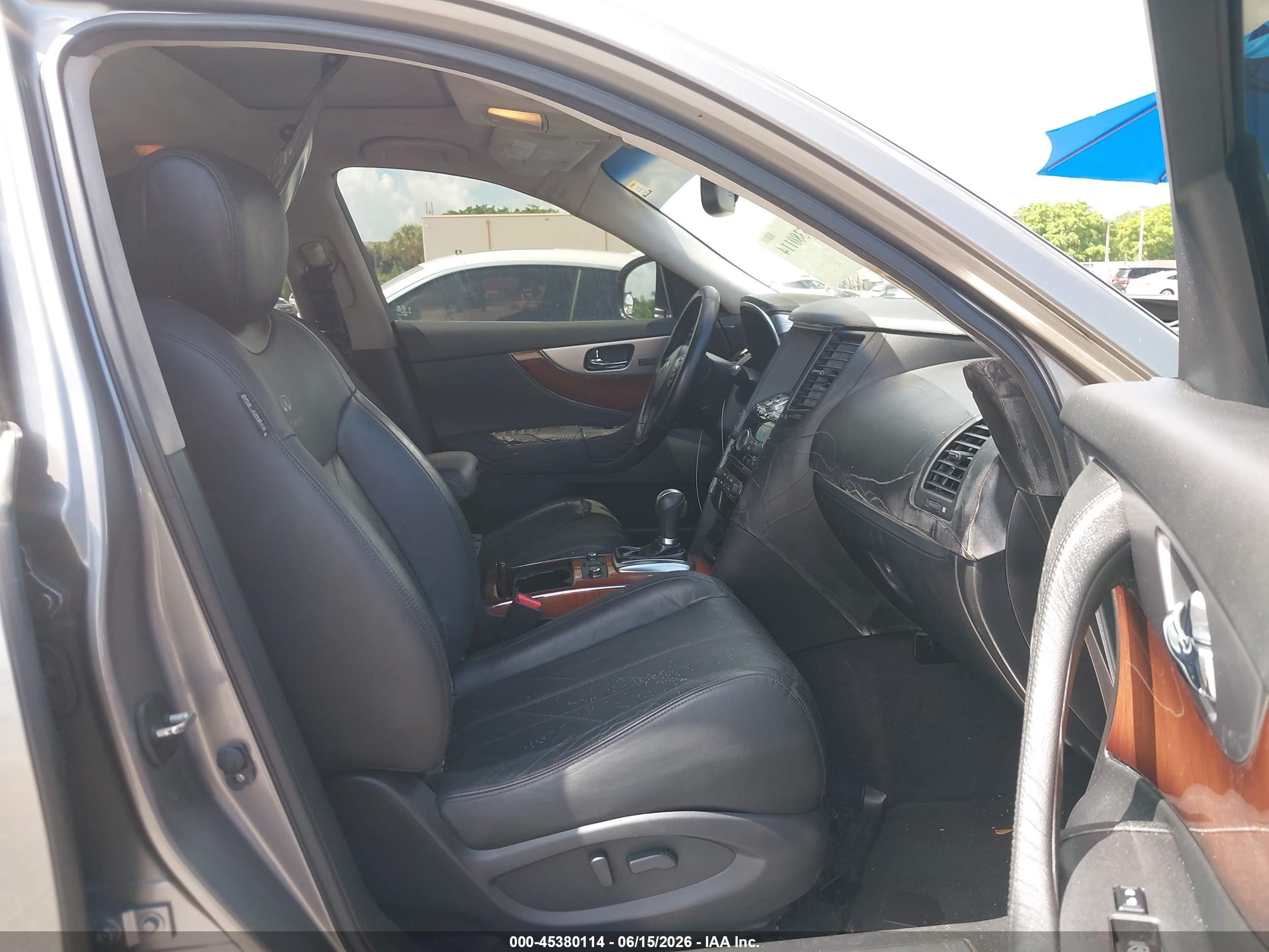 2011 Infiniti Fx35   Gray vin: JN8AS1MU1BM711076