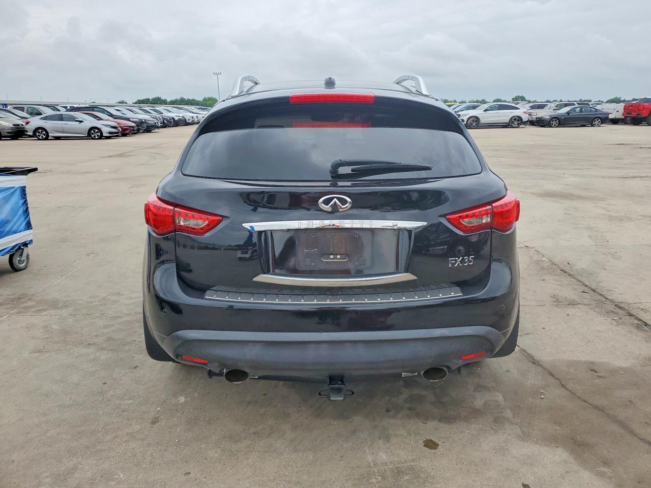 2011 Infiniti Fx35 Base Черный vin: JN8AS1MU1BM712180