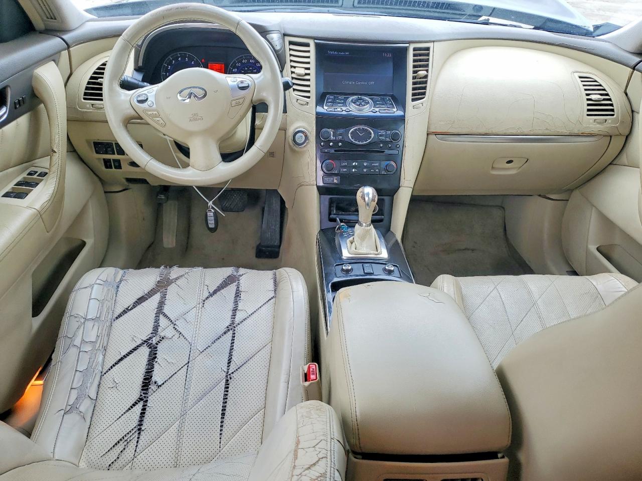 2011 Infiniti Fx35 Base Черный vin: JN8AS1MU1BM712180