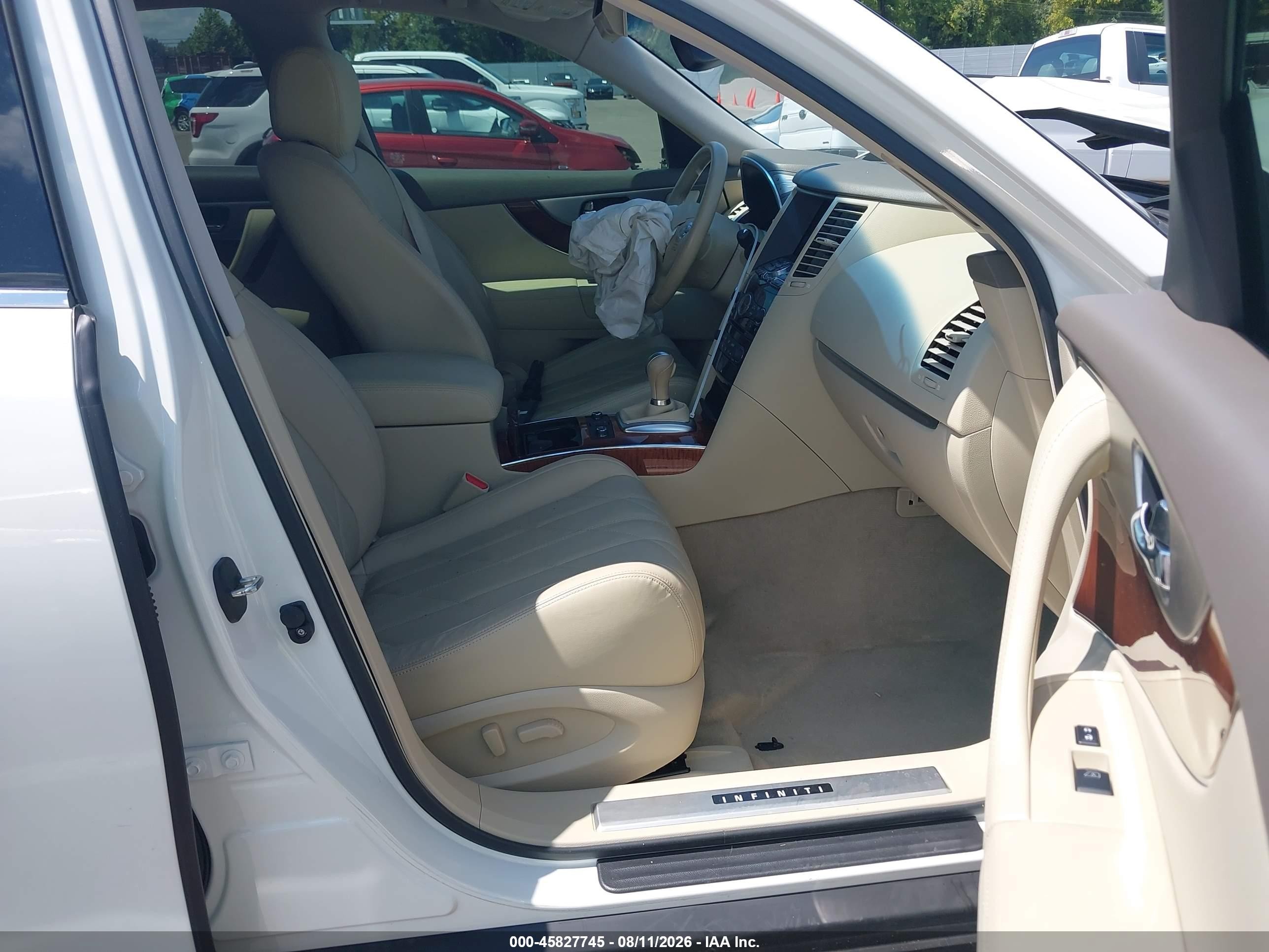 2012 Infiniti Fx35 Белый vin: JN8AS1MU1CM122661