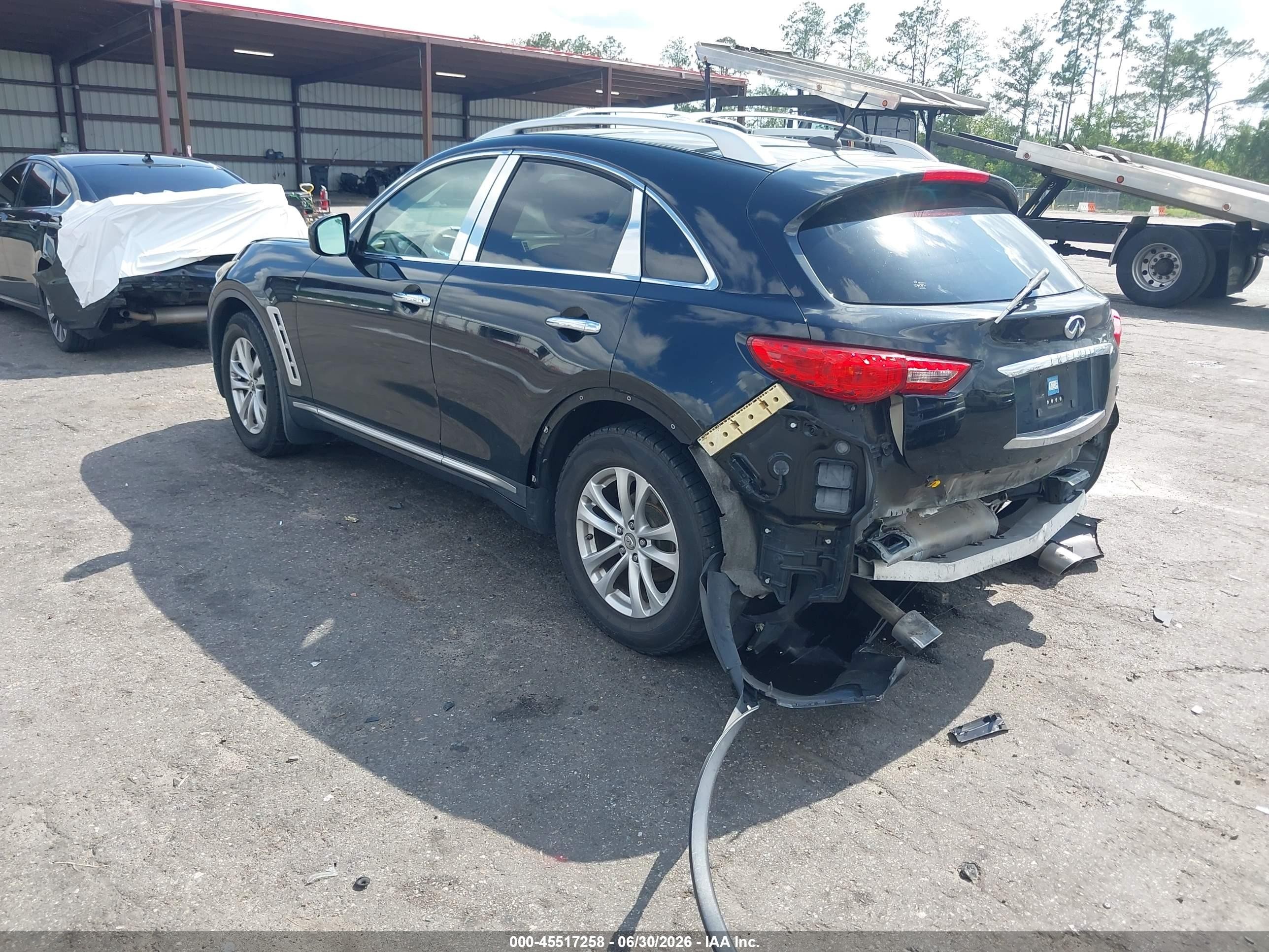 2010 Infiniti Fx35   Black vin: JN8AS1MU2AM801383