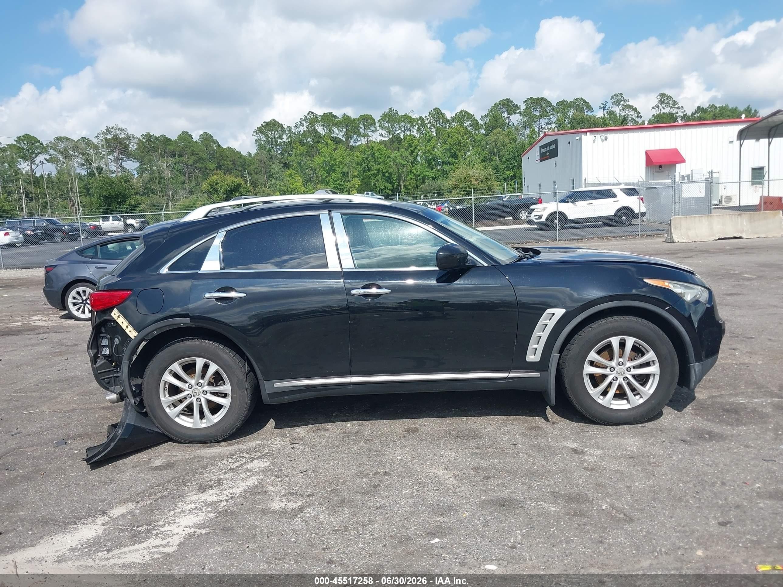 2010 Infiniti Fx35   Black vin: JN8AS1MU2AM801383