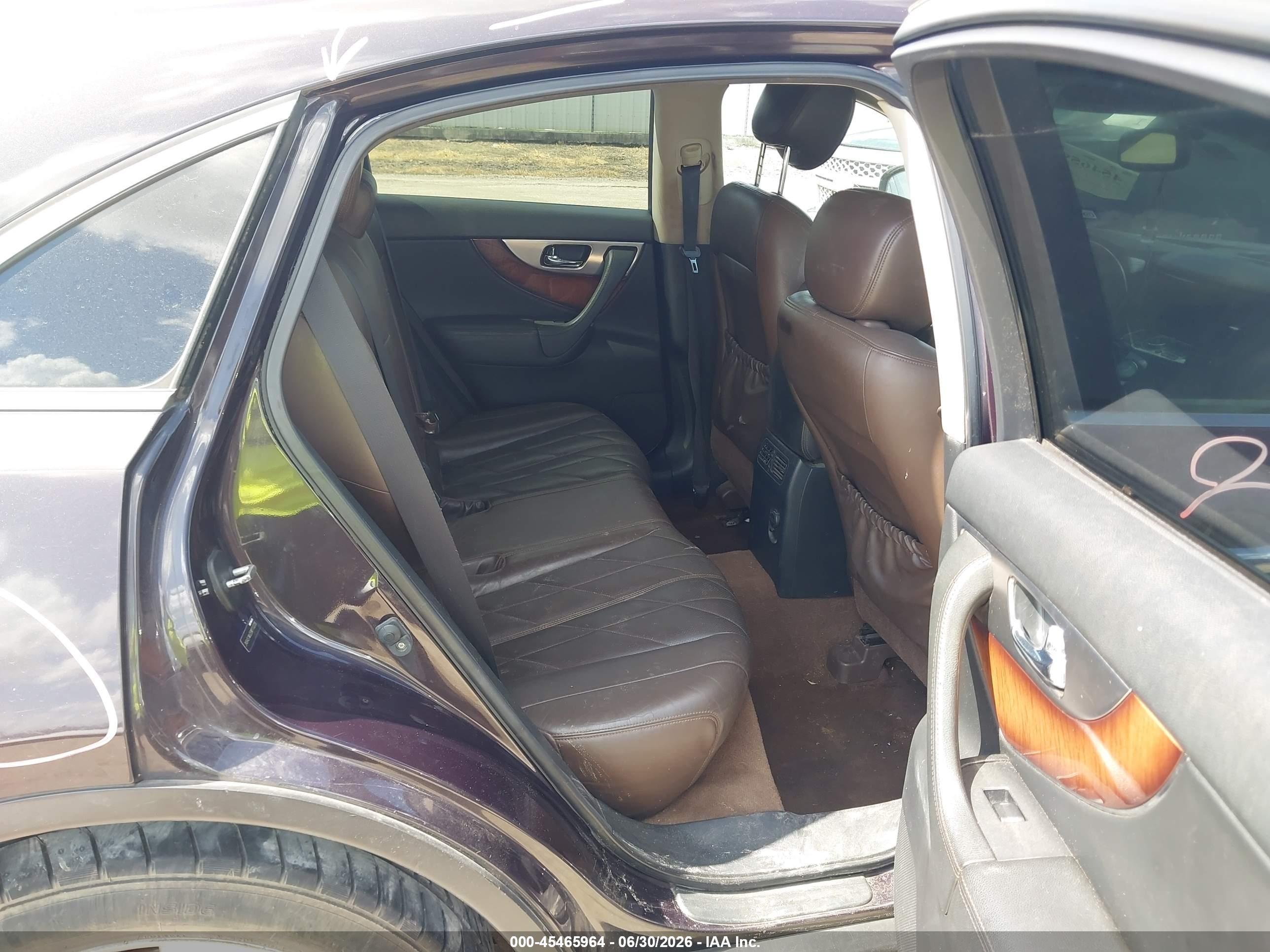 2011 Infiniti Fx35   Purple vin: JN8AS1MU2BM110226