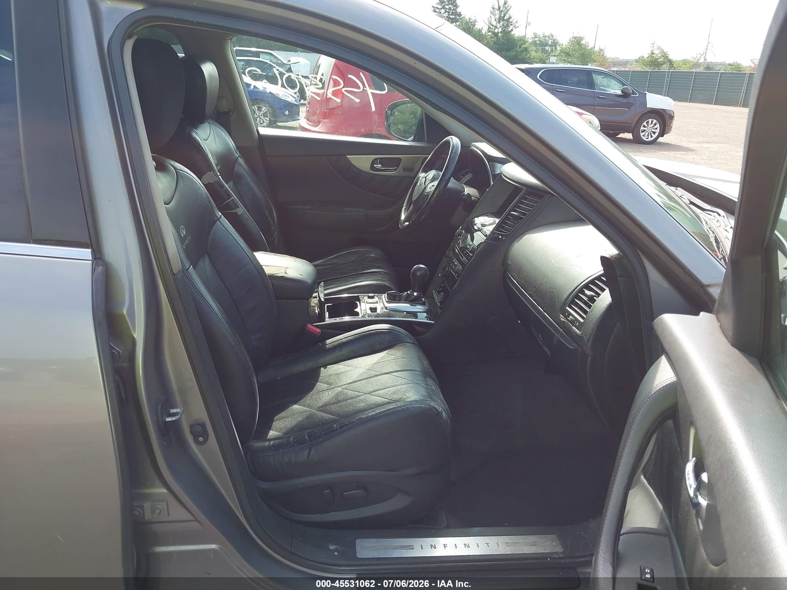 2011 Infiniti Fx35   Gray vin: JN8AS1MU2BM710695
