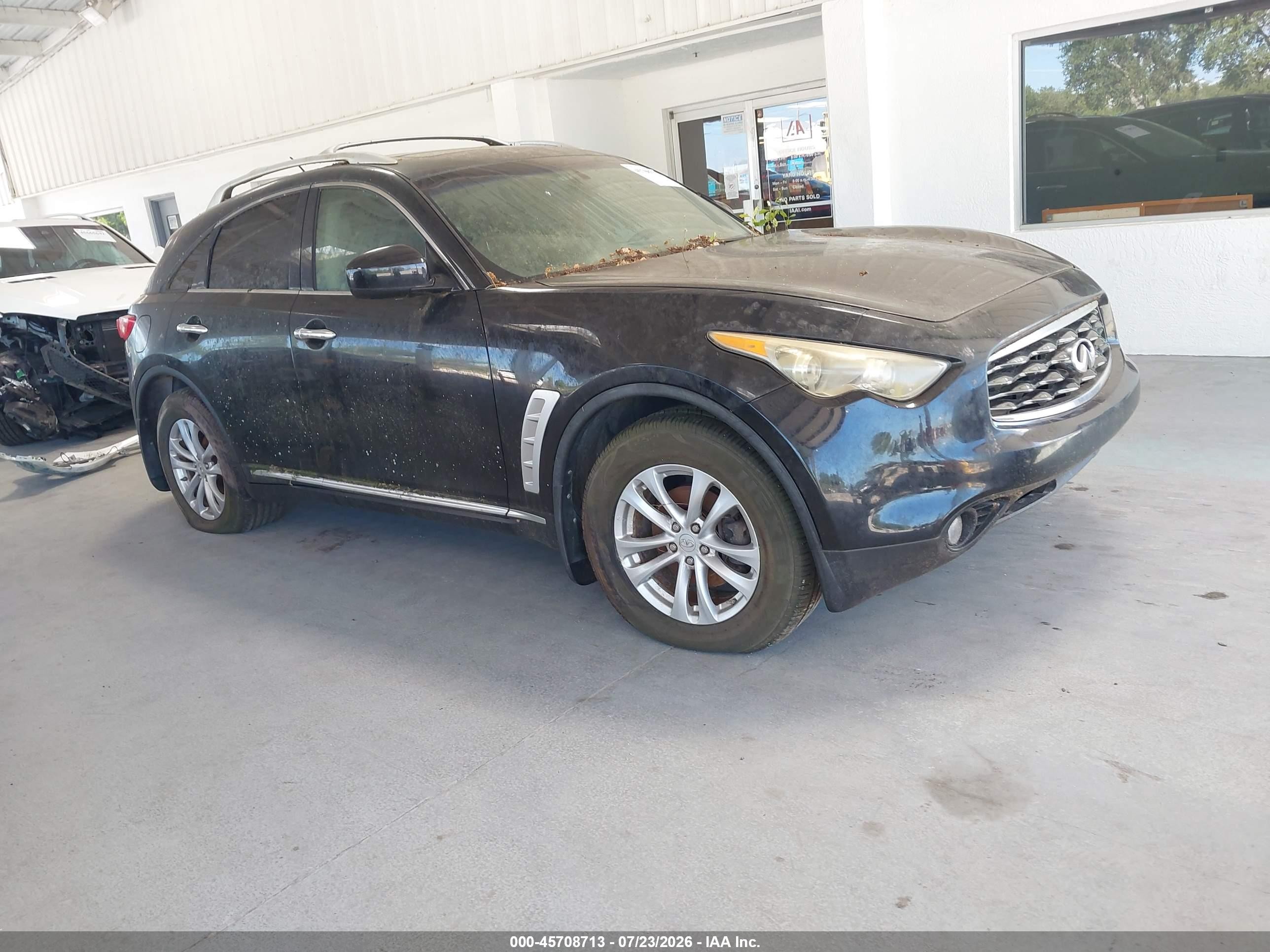 2010 Infiniti Fx35   Black vin: JN8AS1MU3AM800081
