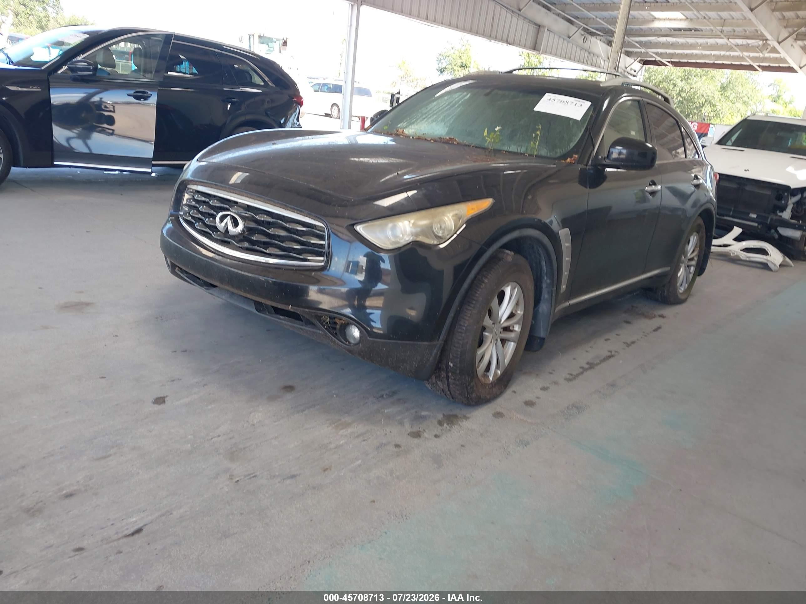 2010 Infiniti Fx35   Black vin: JN8AS1MU3AM800081