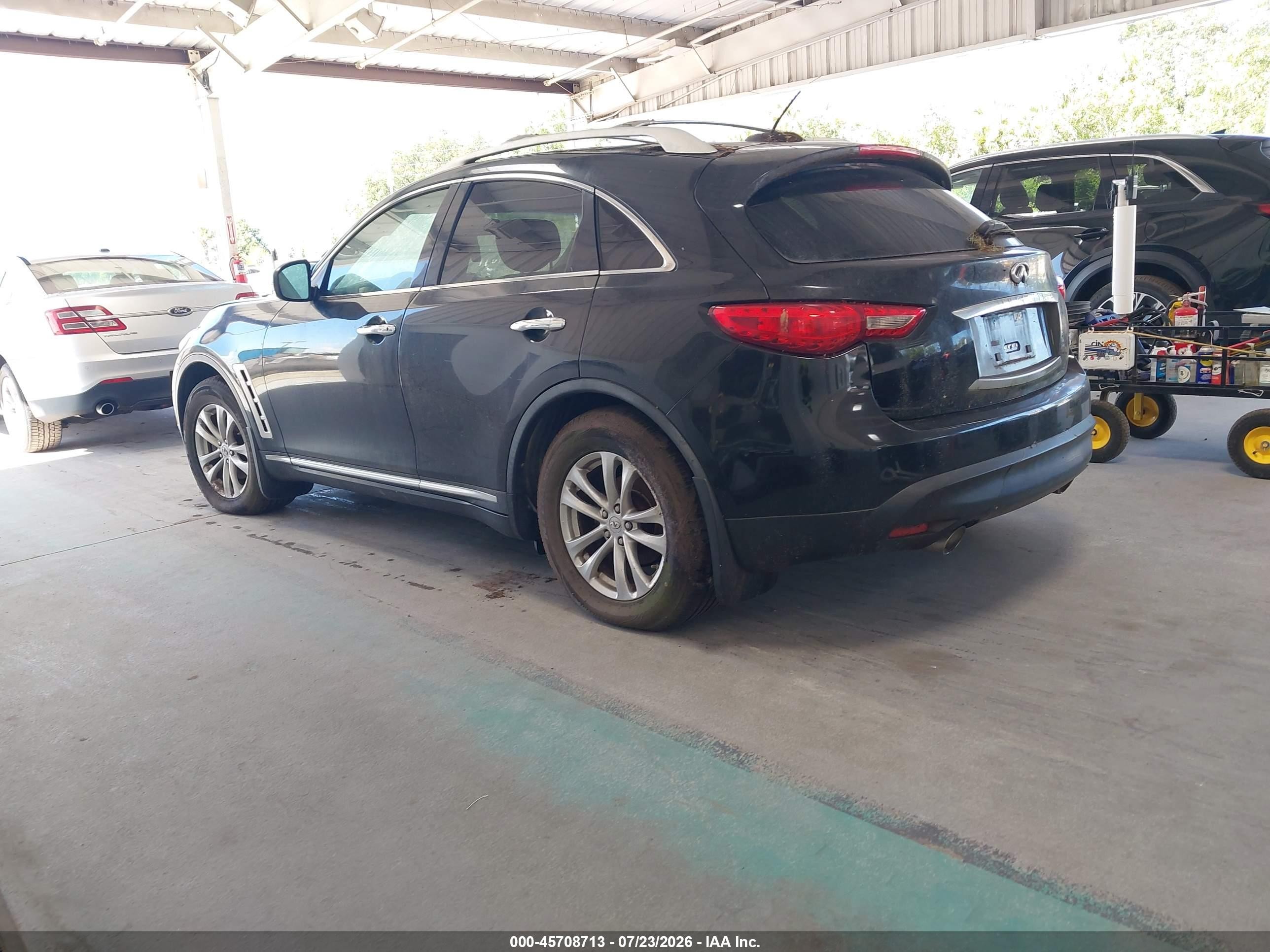 2010 Infiniti Fx35   Black vin: JN8AS1MU3AM800081