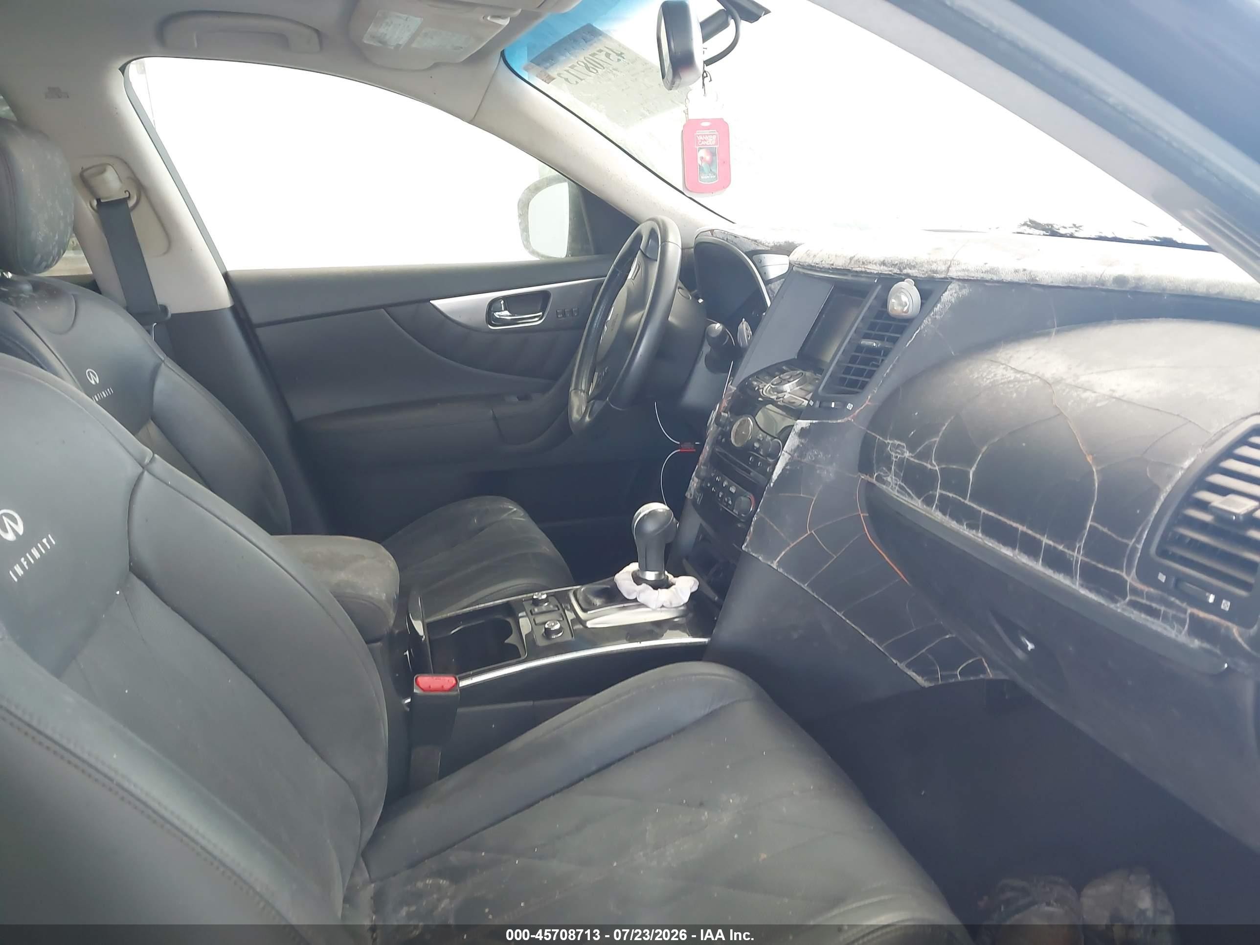 2010 Infiniti Fx35   Black vin: JN8AS1MU3AM800081