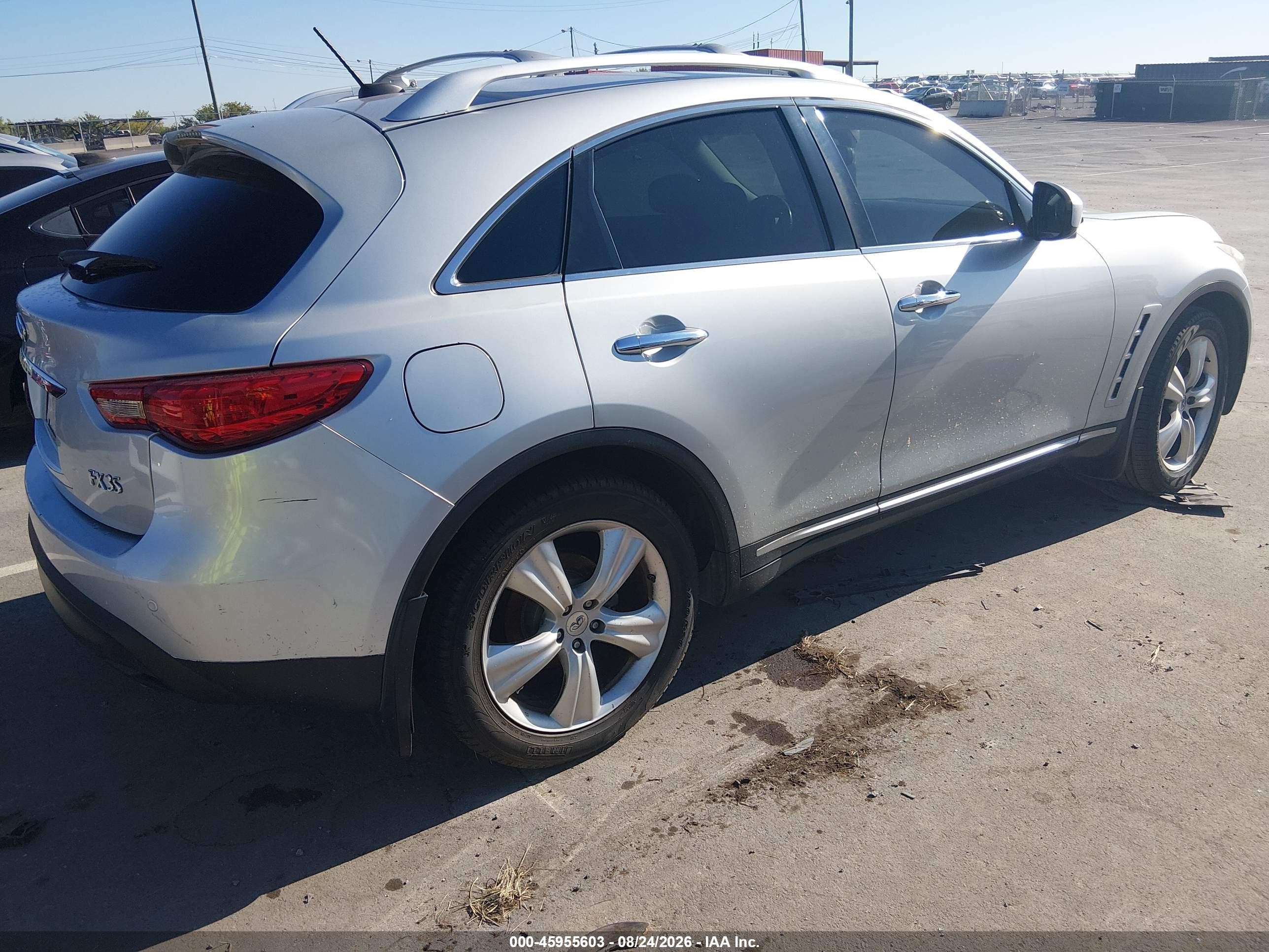 2011 Infiniti Fx35   Серебряный vin: JN8AS1MU3BM110025