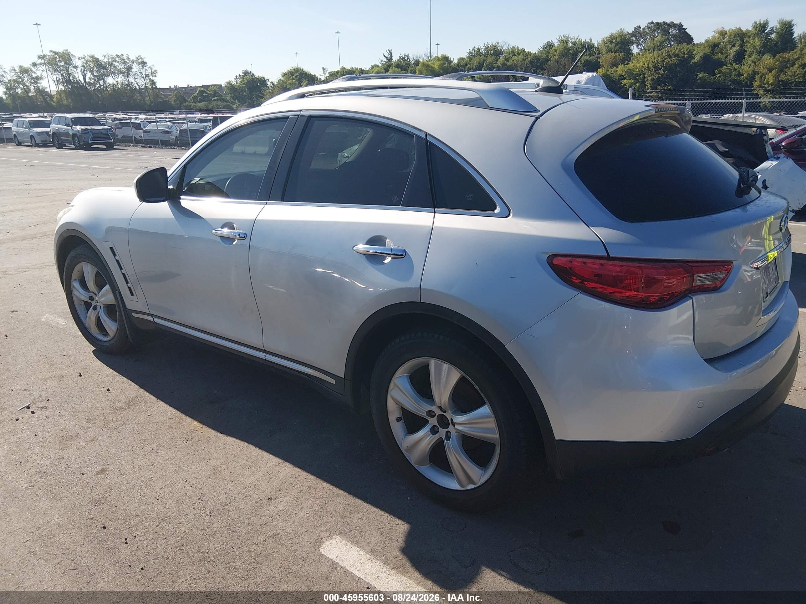 2011 Infiniti Fx35   Серебряный vin: JN8AS1MU3BM110025