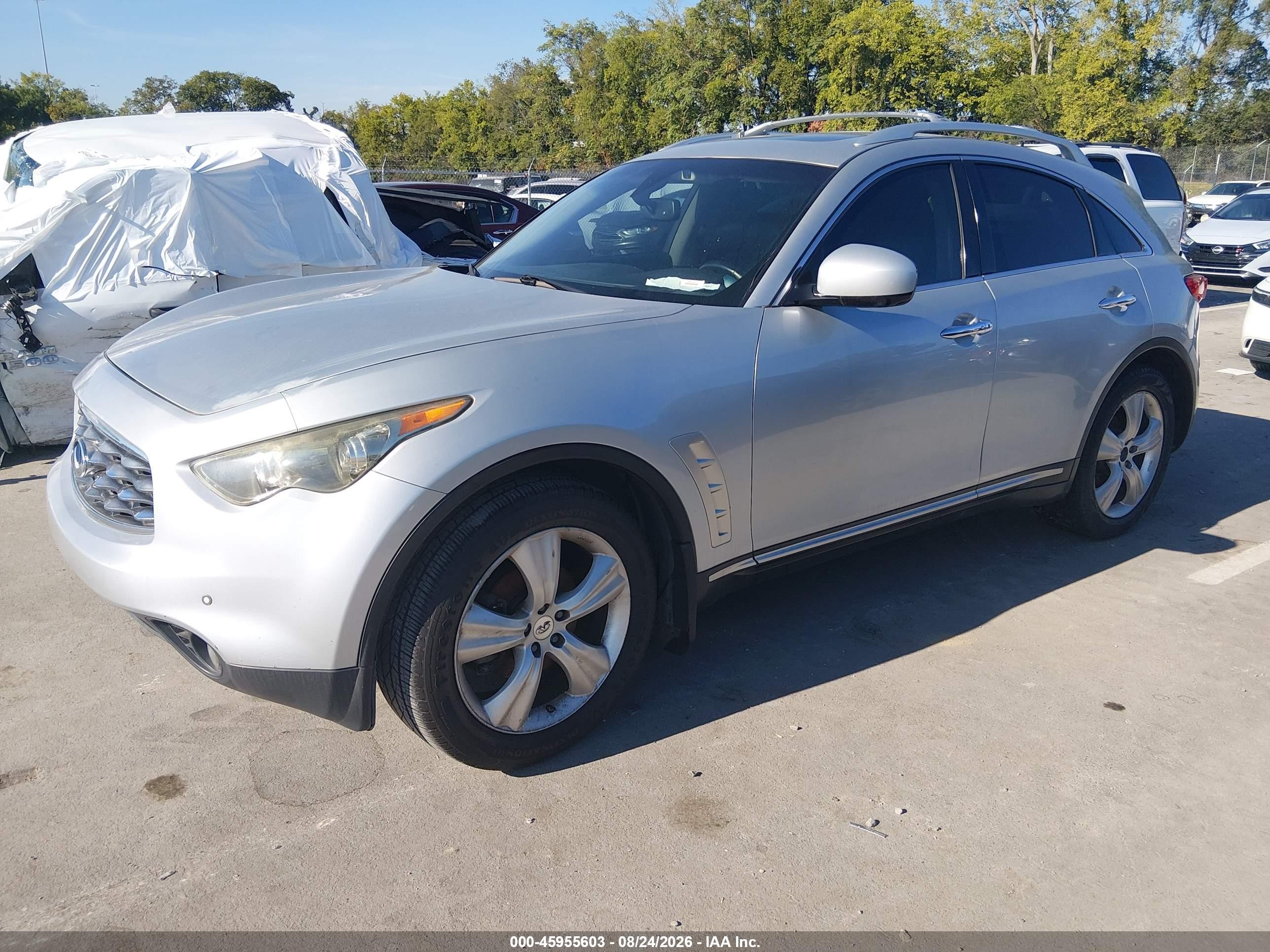 2011 Infiniti Fx35   Серебряный vin: JN8AS1MU3BM110025
