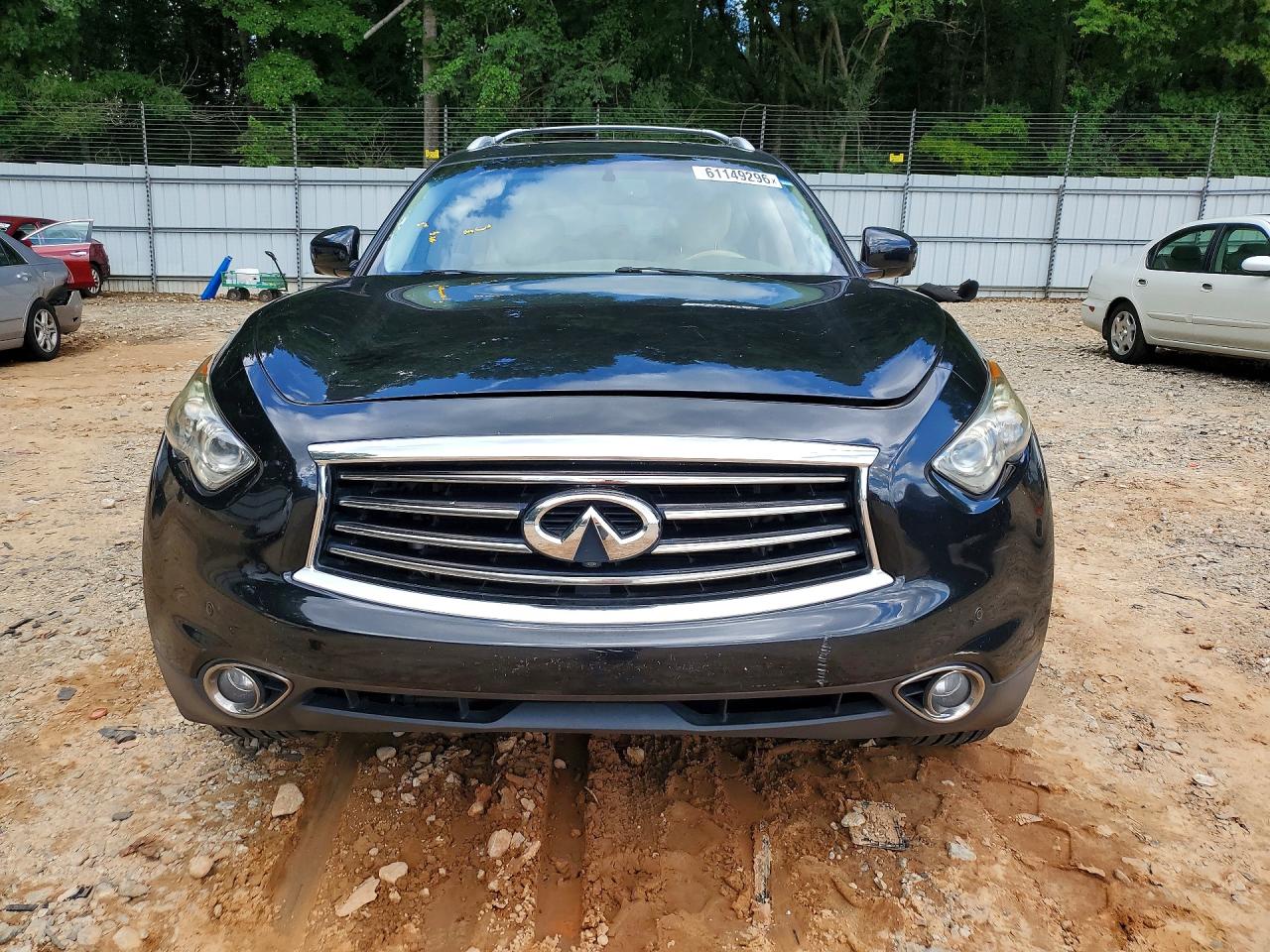 2012 Infiniti Fx35 Base Black vin: JN8AS1MU3CM121978