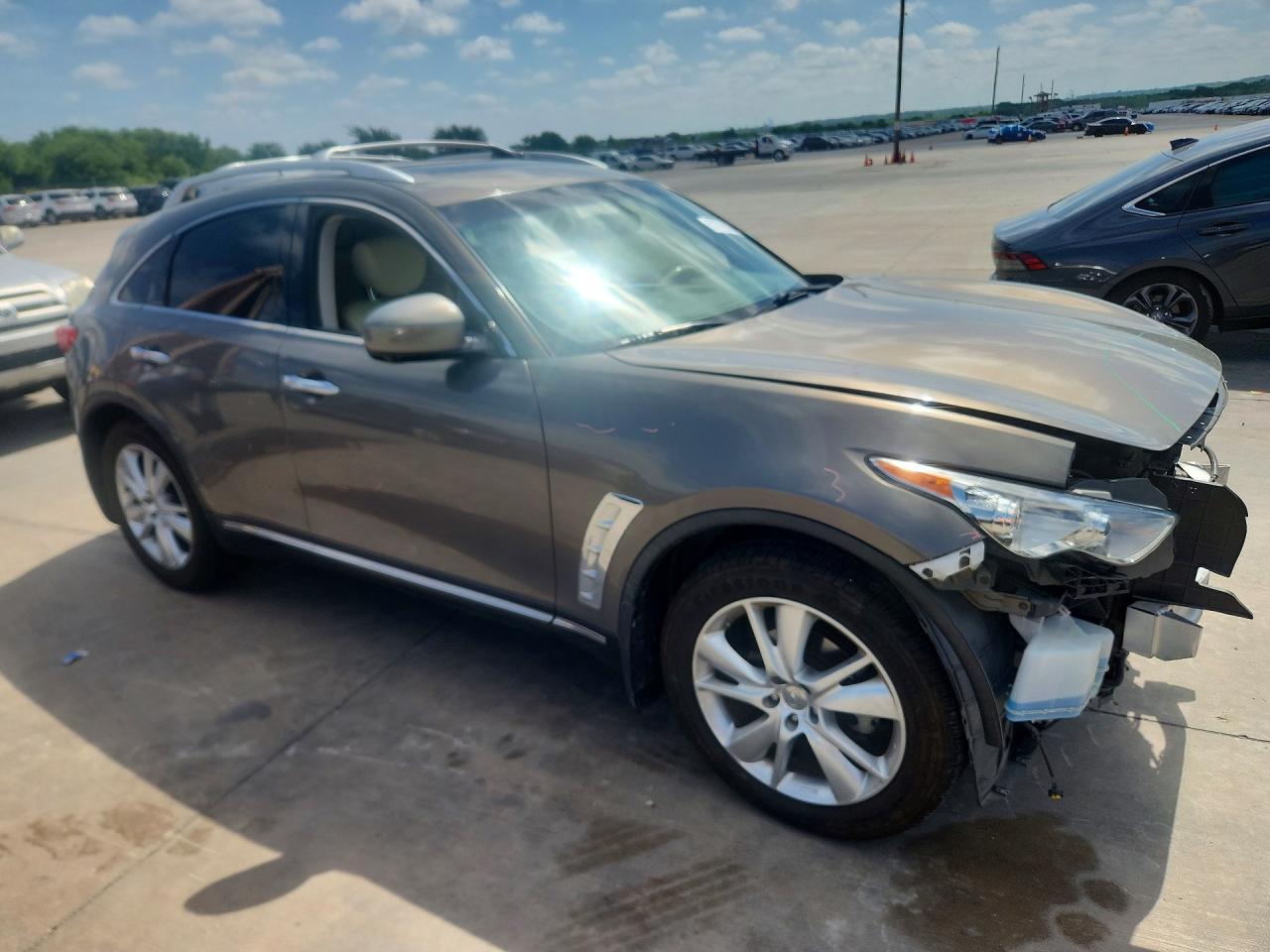 2012 Infiniti Fx35 Base Gray vin: JN8AS1MU3CM122242