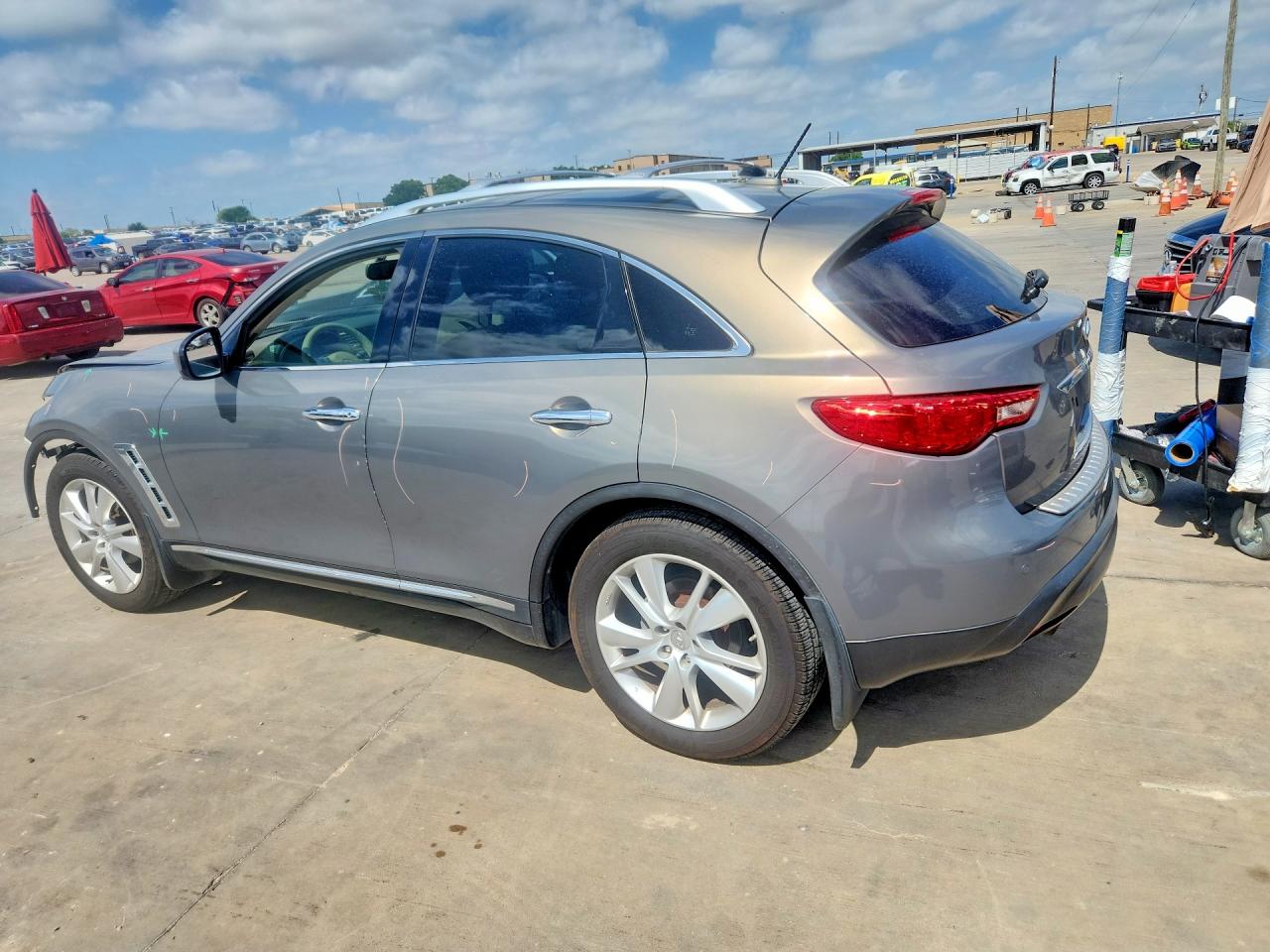 2012 Infiniti Fx35 Base Gray vin: JN8AS1MU3CM122242