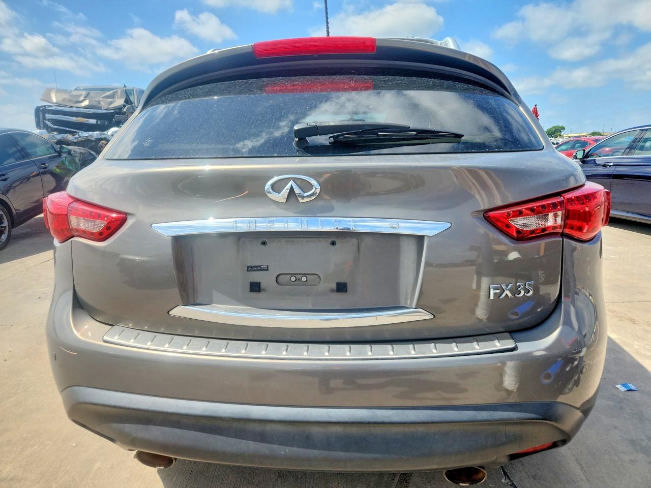 2012 Infiniti Fx35 Base Gray vin: JN8AS1MU3CM122242