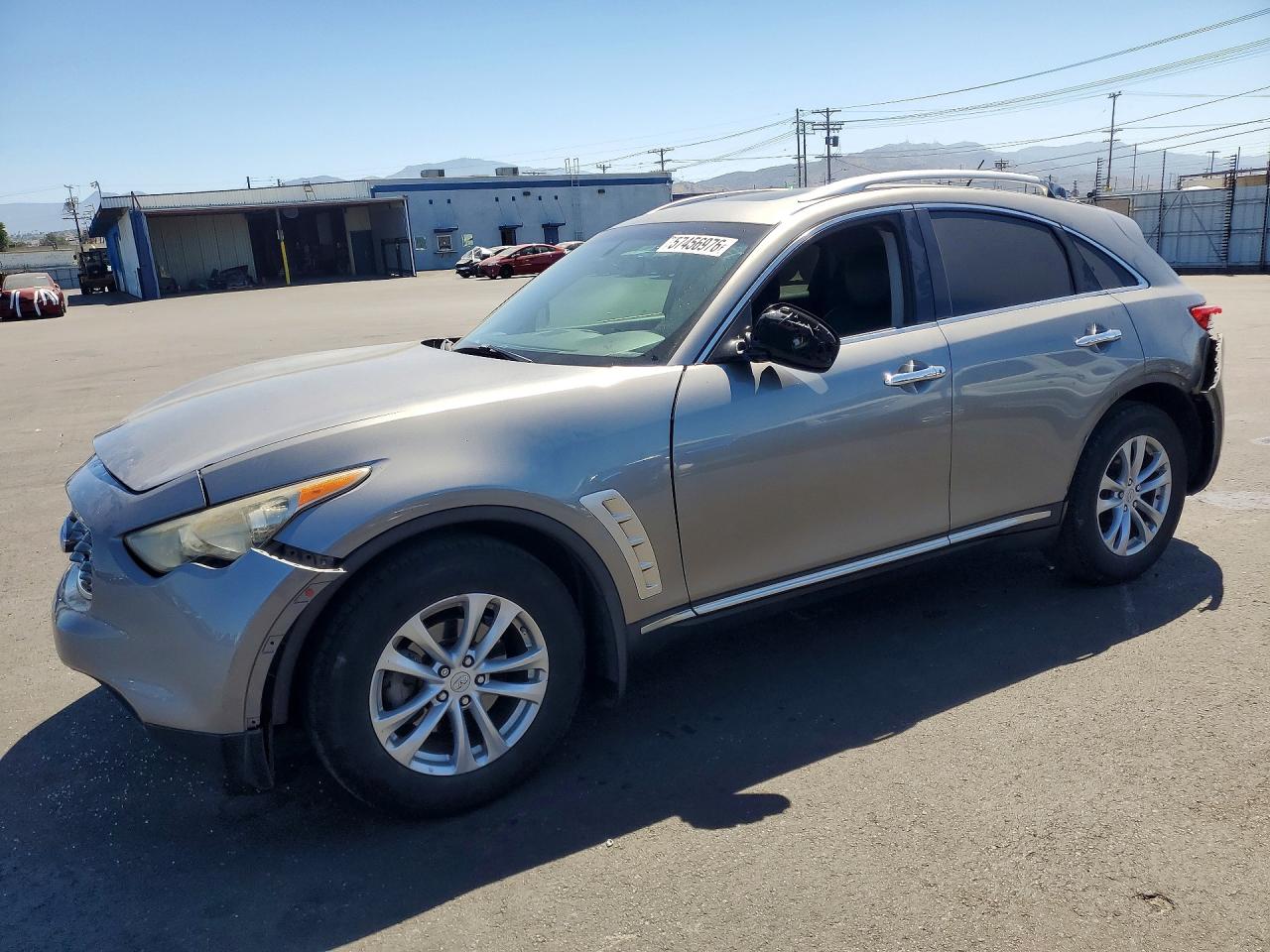 2010 Infiniti Fx35 Base Gray vin: JN8AS1MU4AM802728
