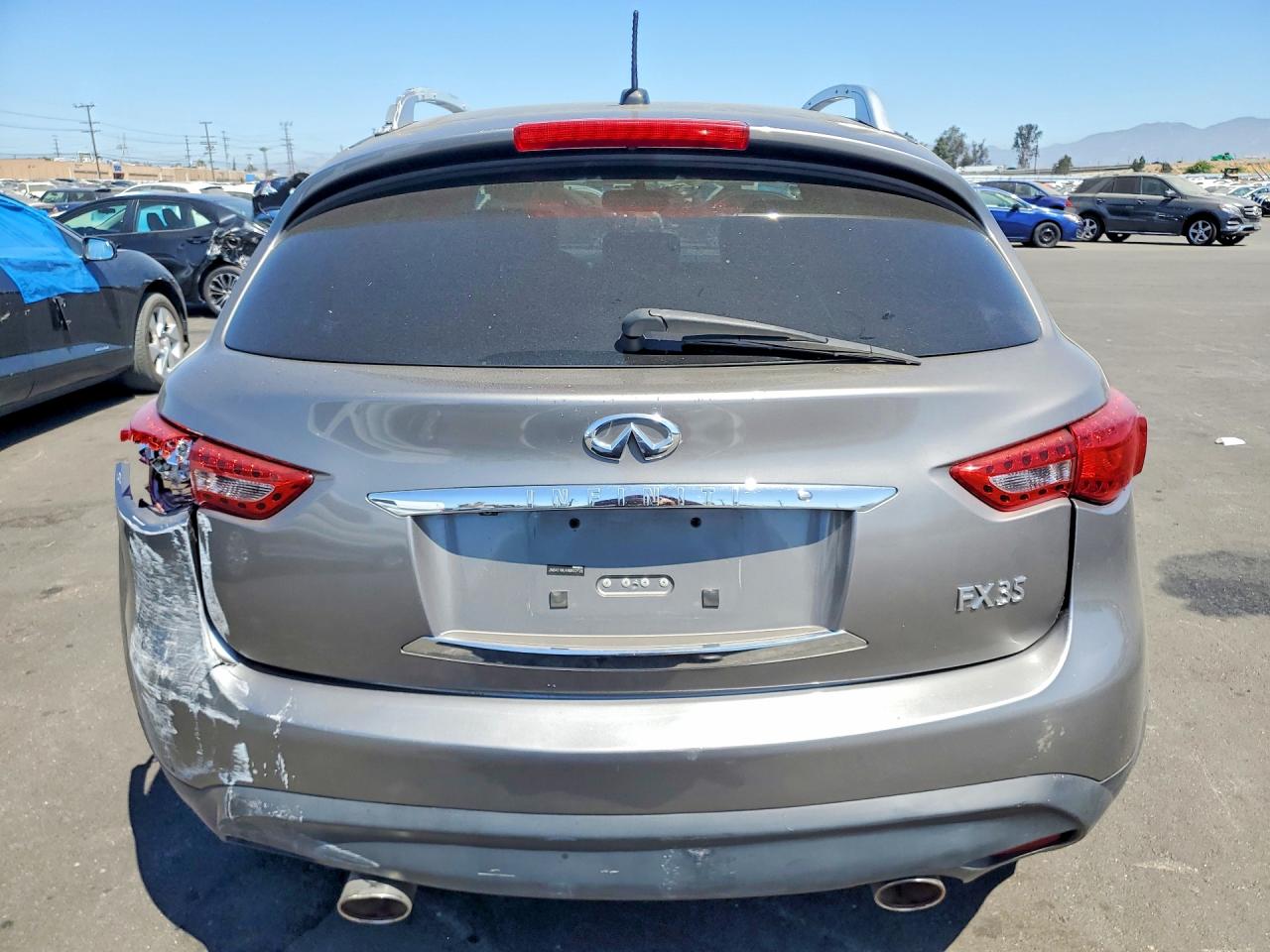 2010 Infiniti Fx35 Base Gray vin: JN8AS1MU4AM802728