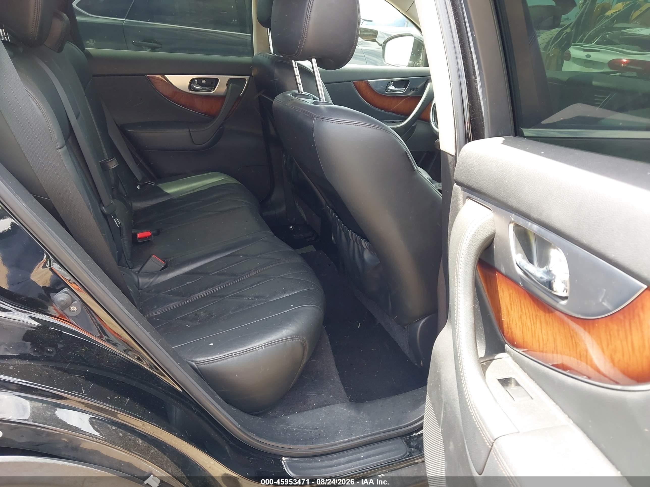 2011 Infiniti Fx35   Black vin: JN8AS1MU4BM110793