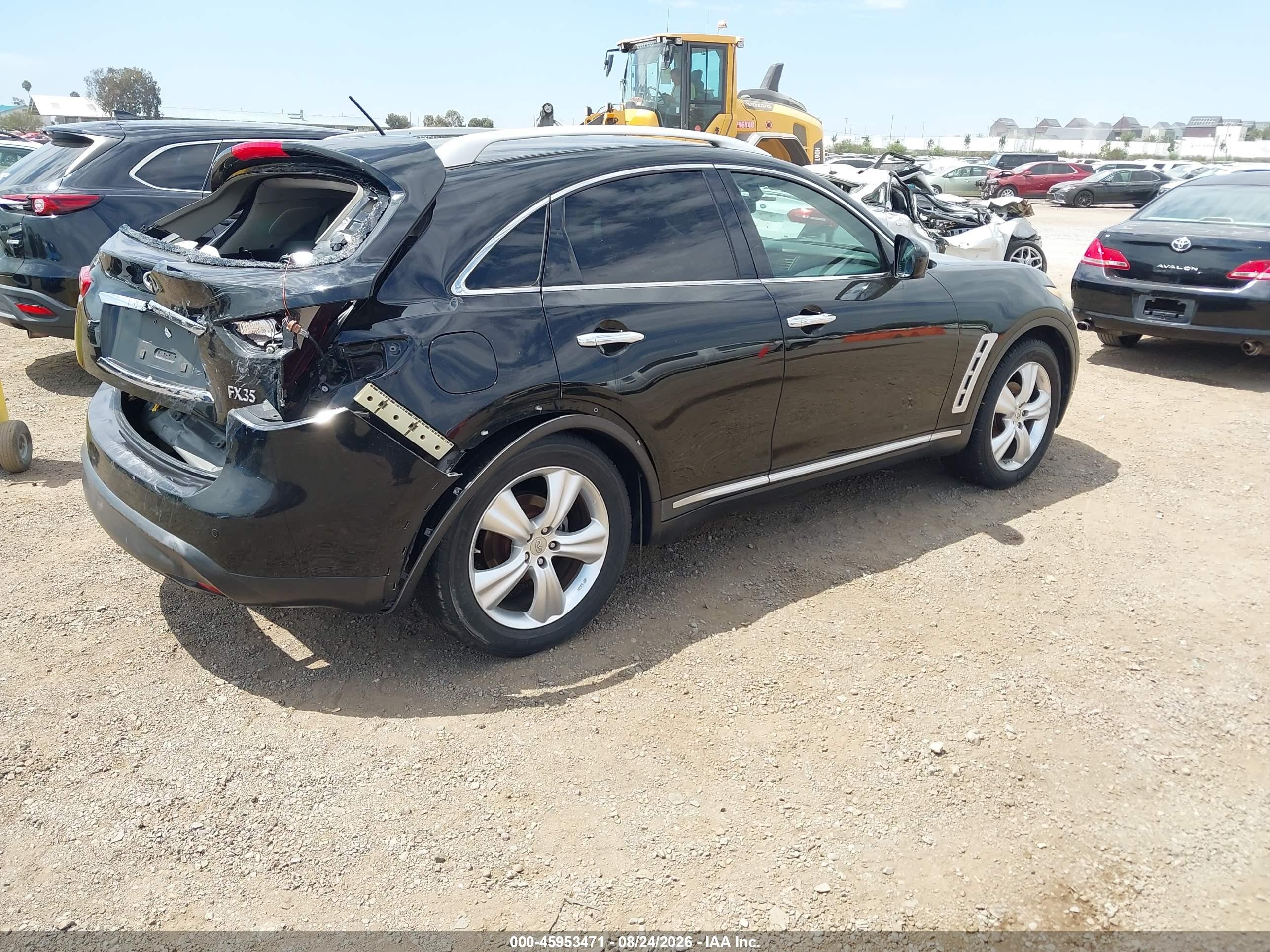 2011 Infiniti Fx35   Black vin: JN8AS1MU4BM110793