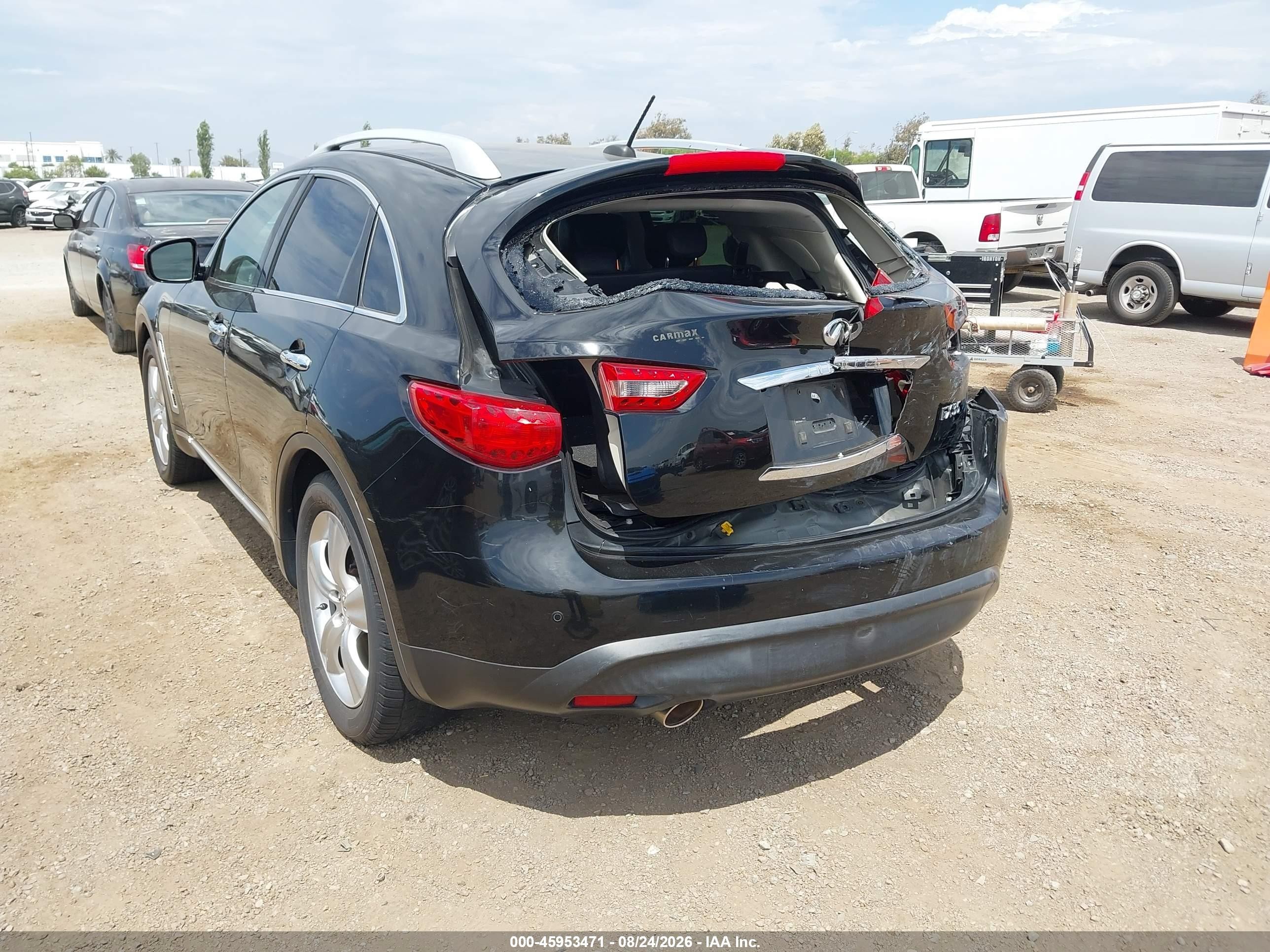 2011 Infiniti Fx35   Black vin: JN8AS1MU4BM110793