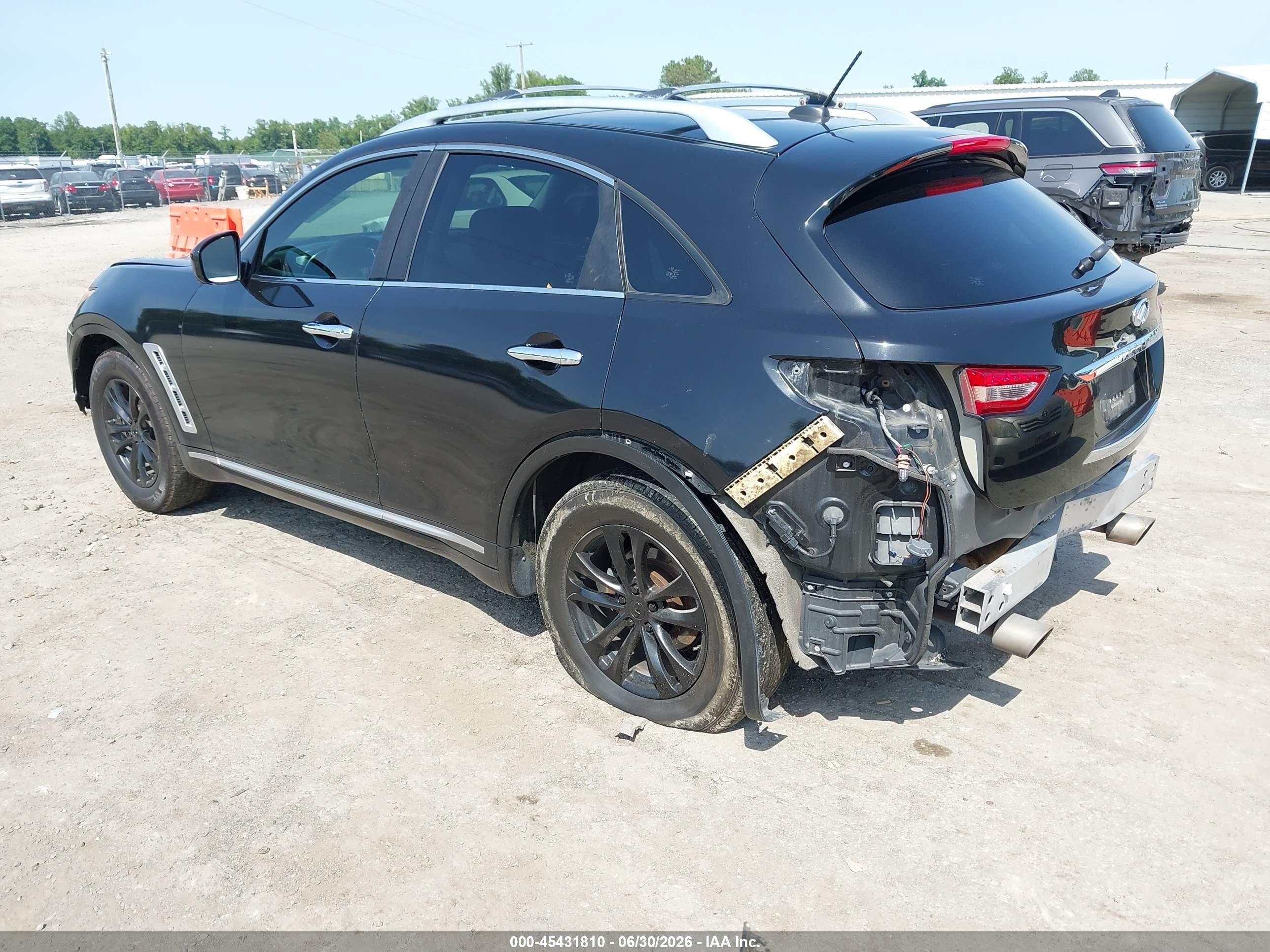 2011 Infiniti Fx35 Black vin: JN8AS1MU4BM111216