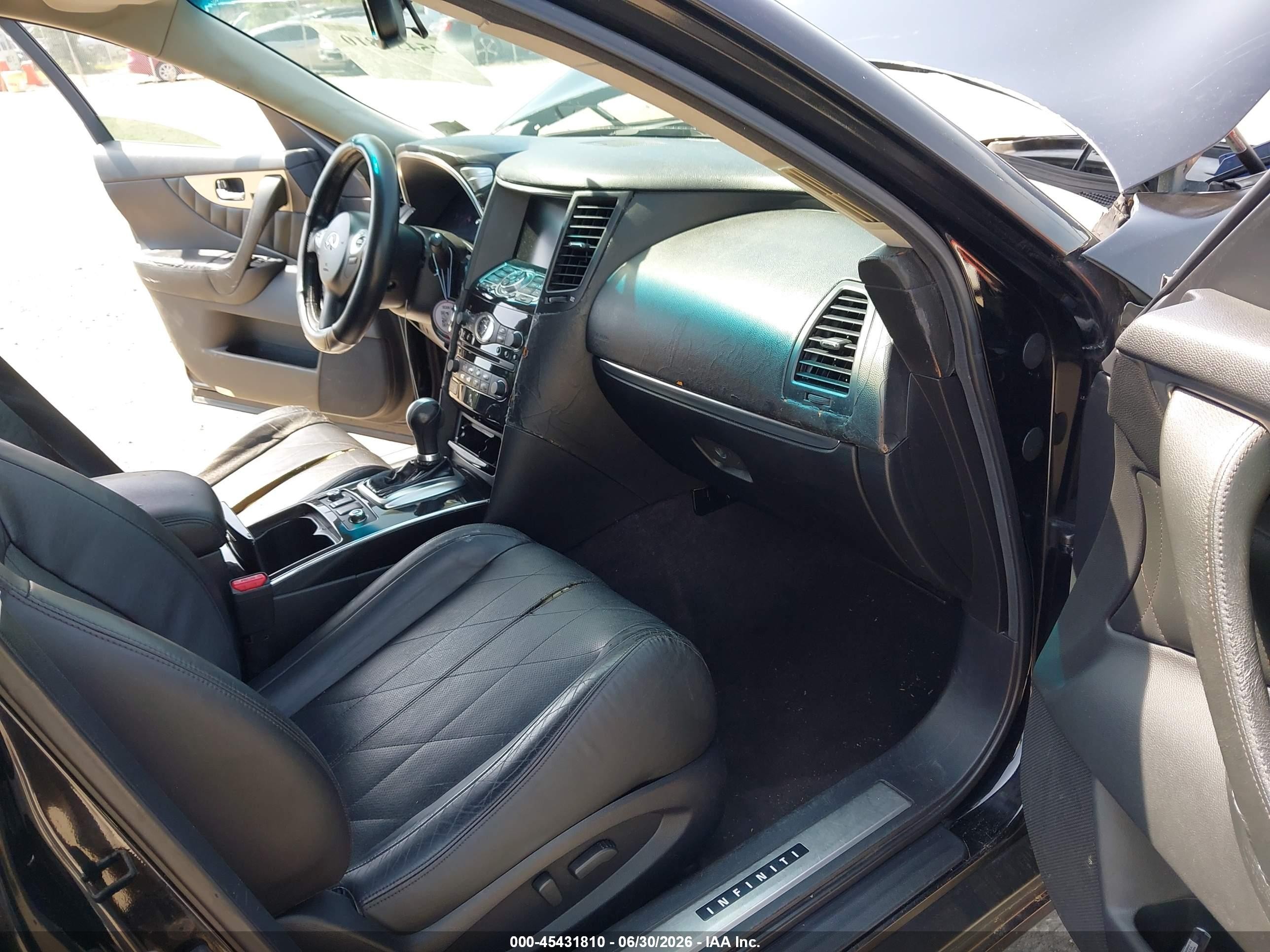 2011 Infiniti Fx35 Black vin: JN8AS1MU4BM111216