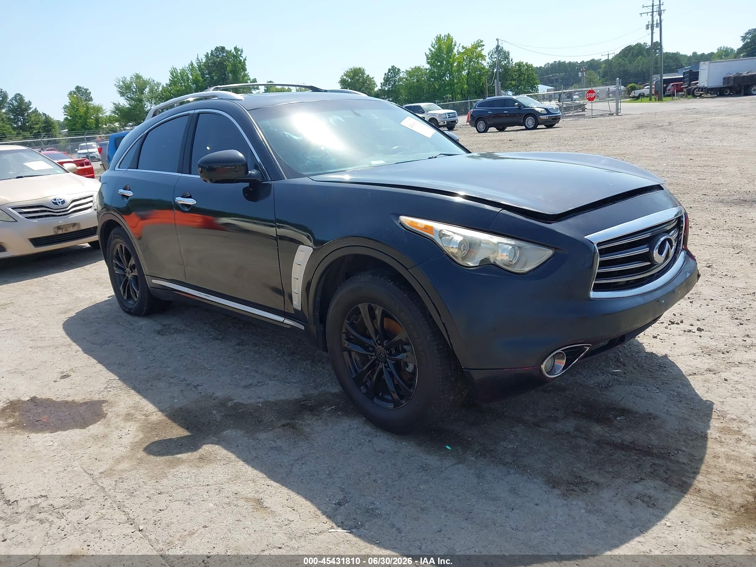 2011 Infiniti Fx35 Black vin: JN8AS1MU4BM111216