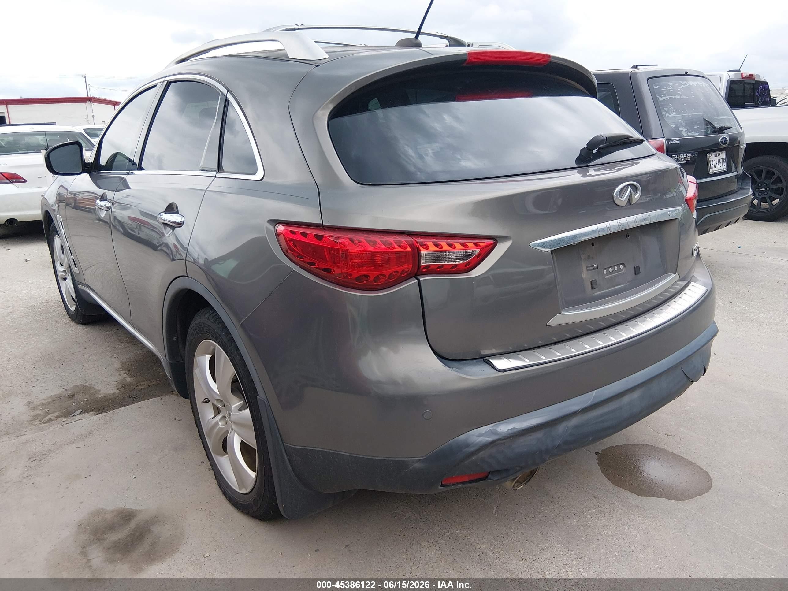 2011 Infiniti Fx35 Beige vin: JN8AS1MU5BM110186