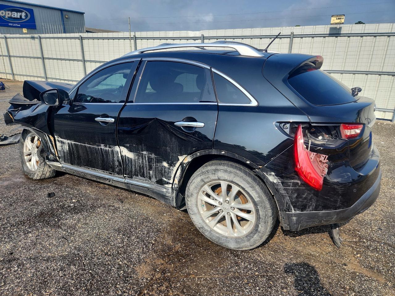 2012 Infiniti Fx35 Base Черный vin: JN8AS1MU5CM122405