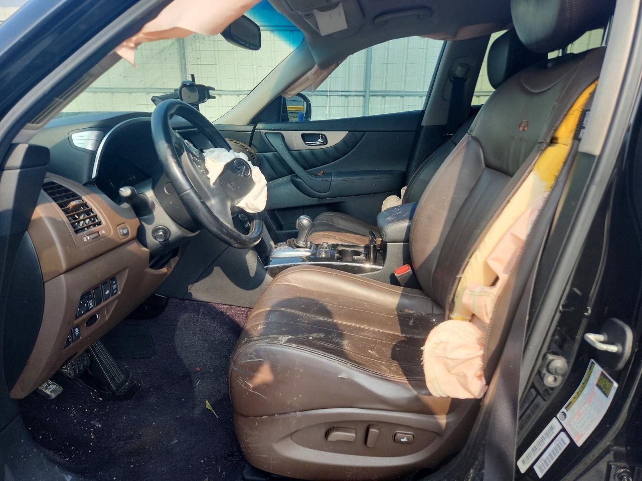 2012 Infiniti Fx35 Base Черный vin: JN8AS1MU5CM122405