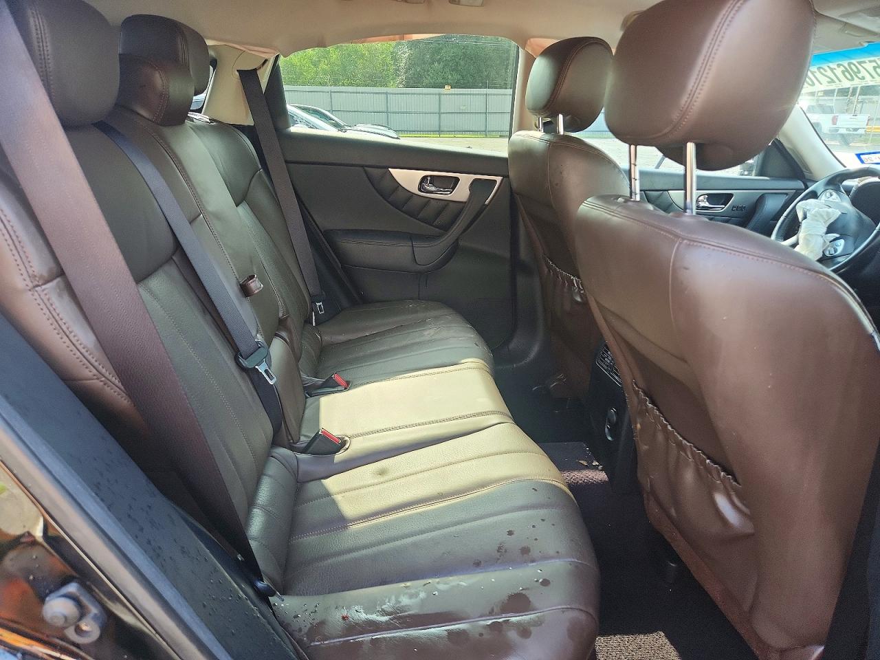 2012 Infiniti Fx35 Base Черный vin: JN8AS1MU5CM122405