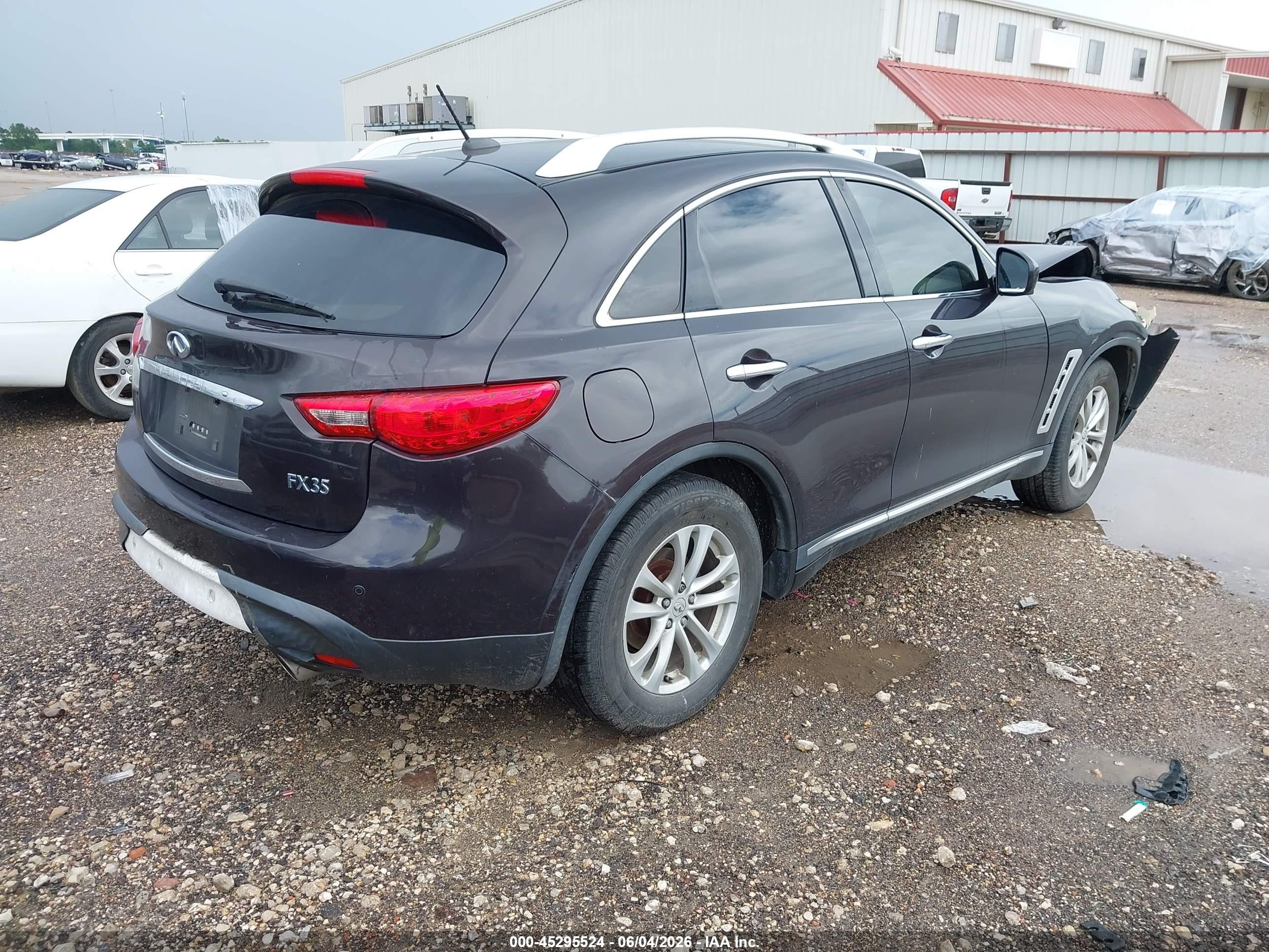2011 Infiniti Fx35   Blue vin: JN8AS1MU6BM111010