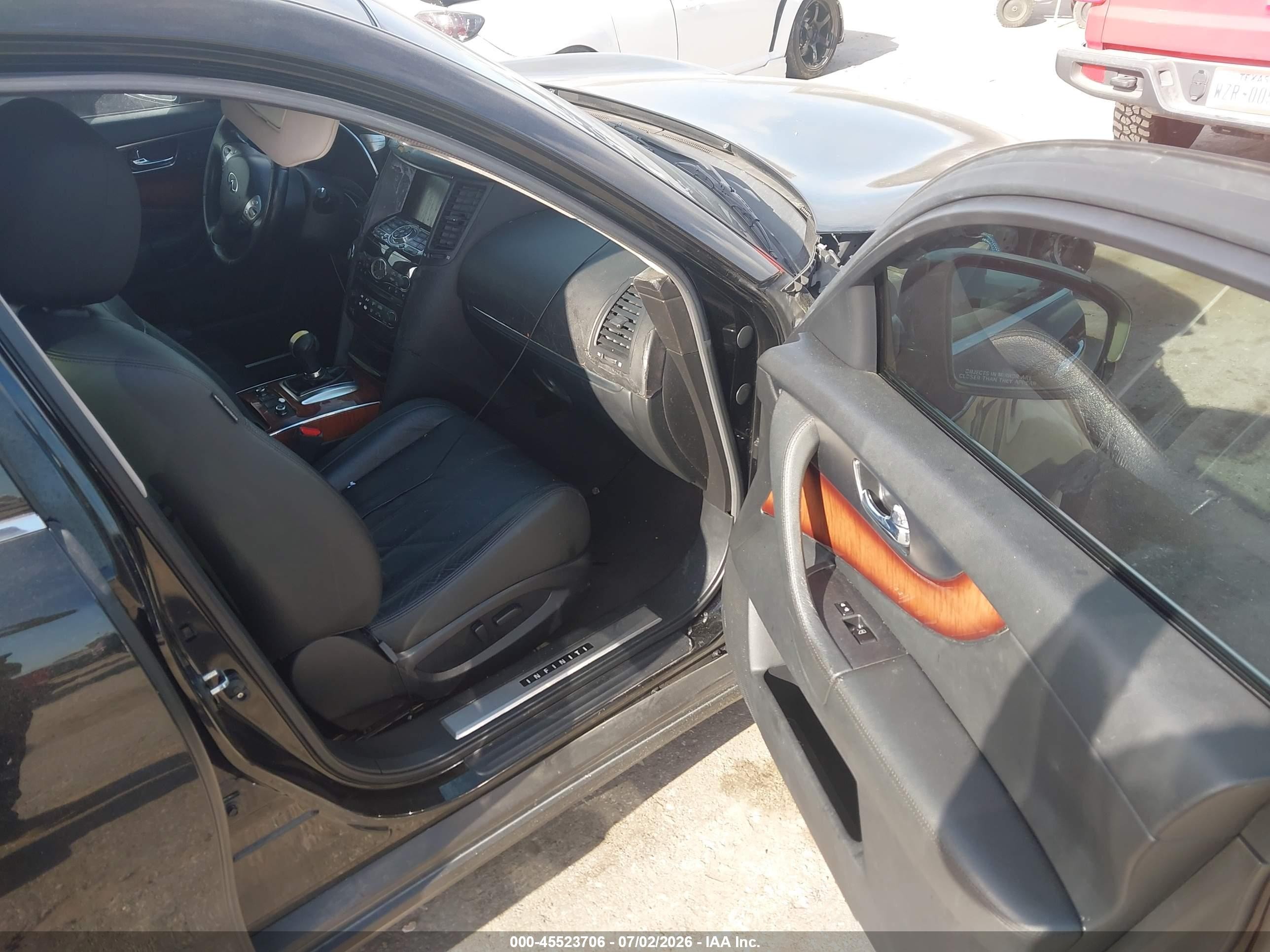 2010 Infiniti Fx35   Black vin: JN8AS1MU7AM802674