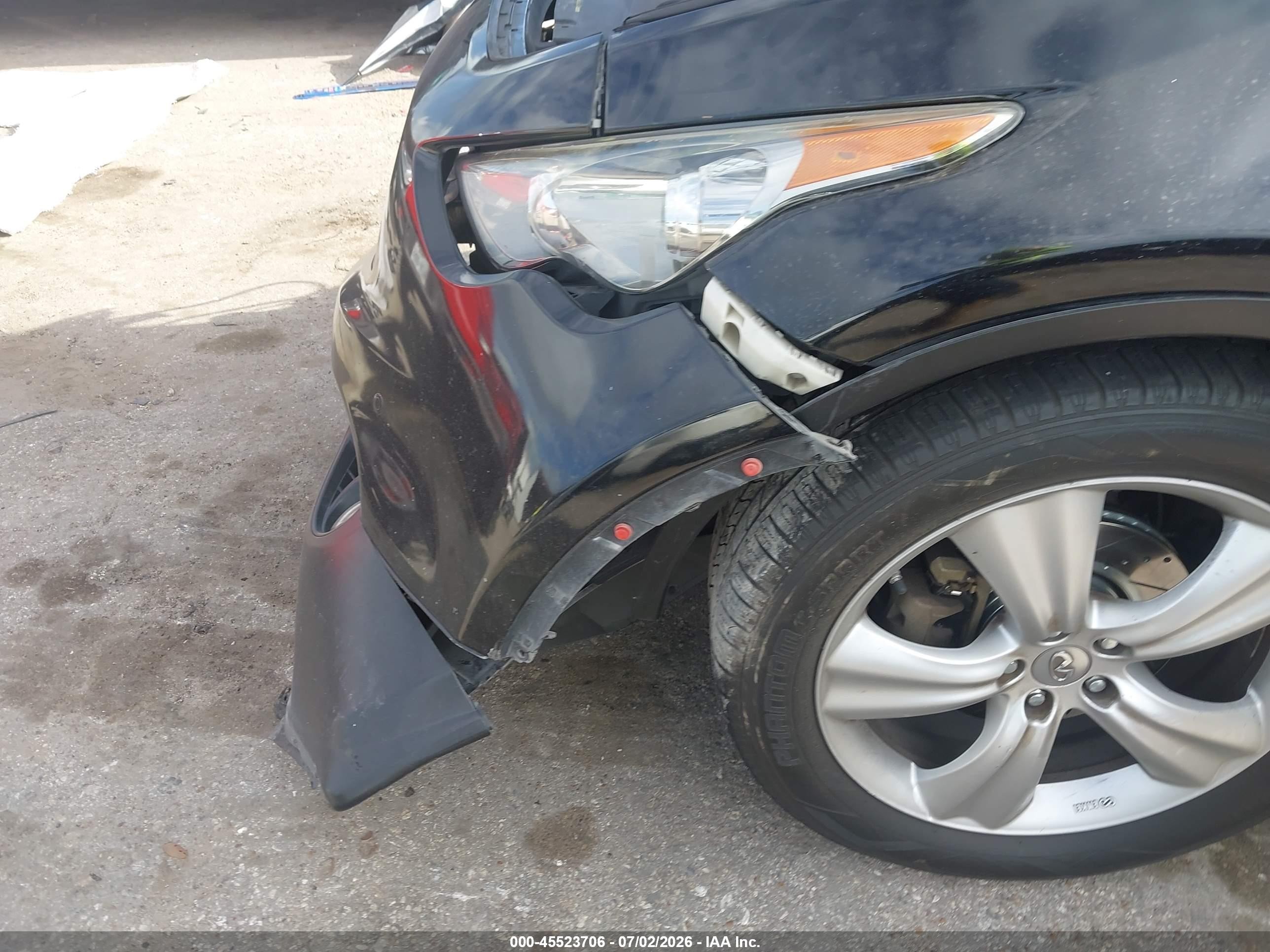 2010 Infiniti Fx35   Black vin: JN8AS1MU7AM802674