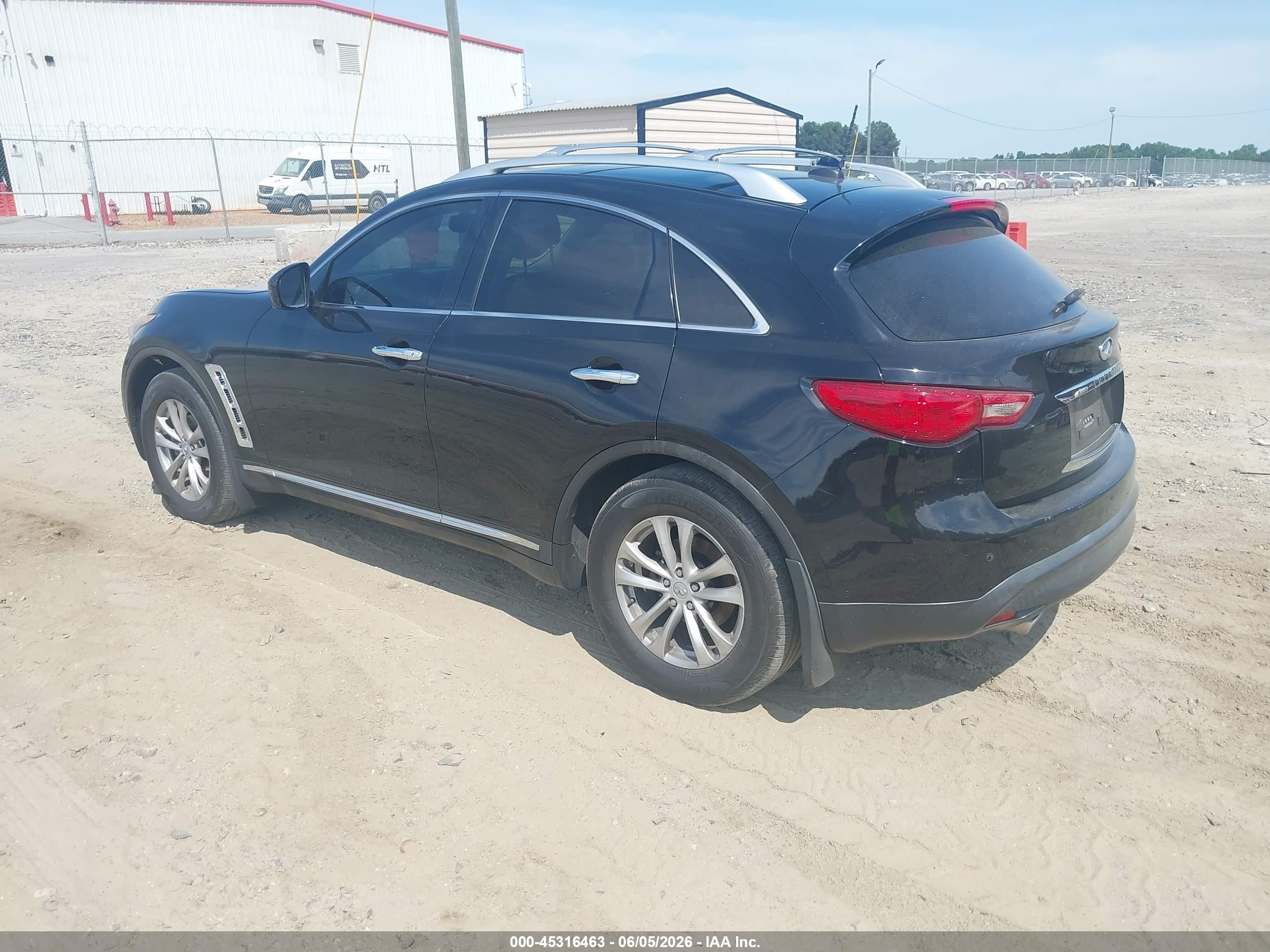 2011 Infiniti Fx35   Black vin: JN8AS1MU7BM711034