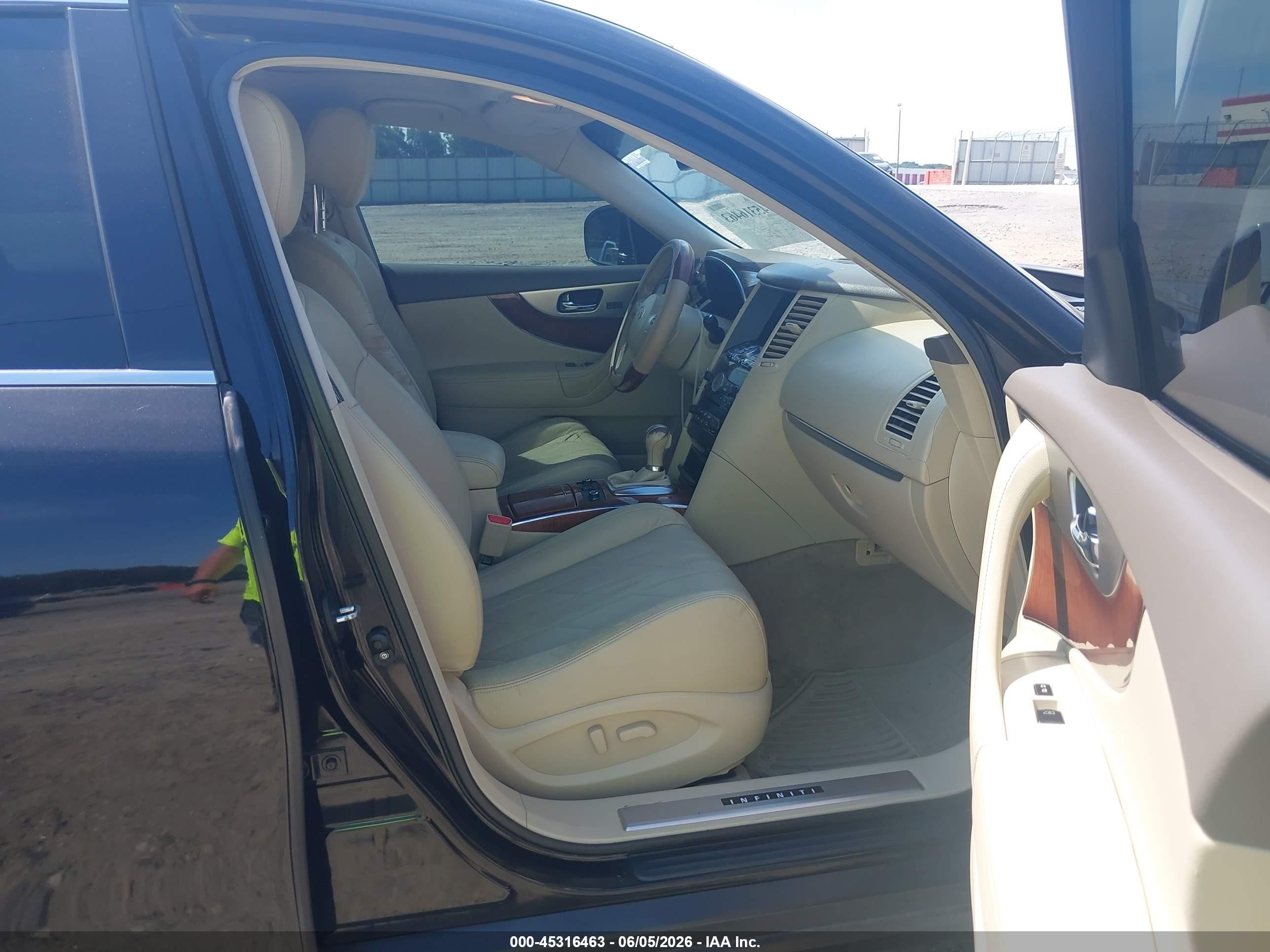 2011 Infiniti Fx35   Black vin: JN8AS1MU7BM711034
