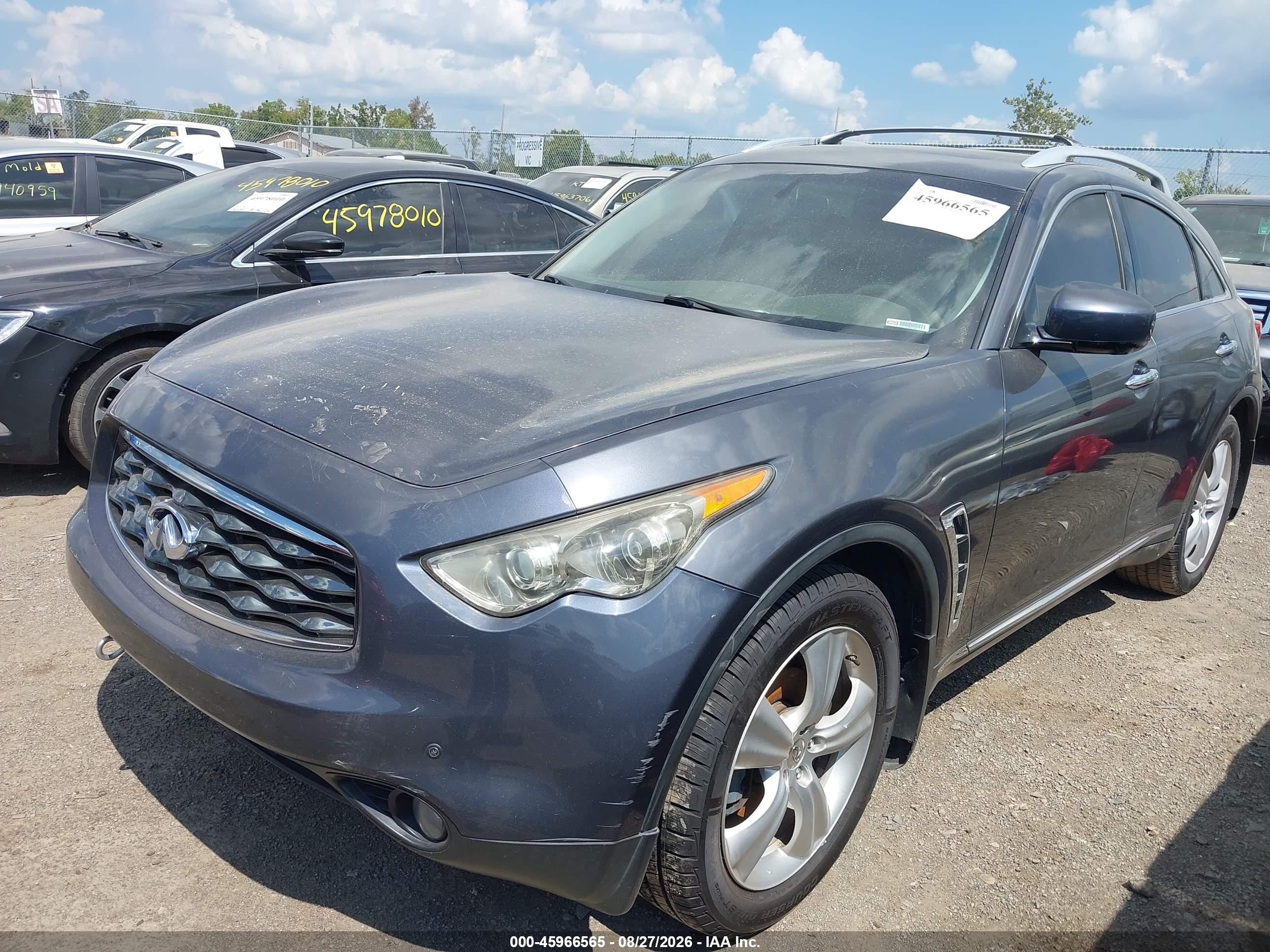 2011 Infiniti Fx35   Dark Blue vin: JN8AS1MU7BM711955