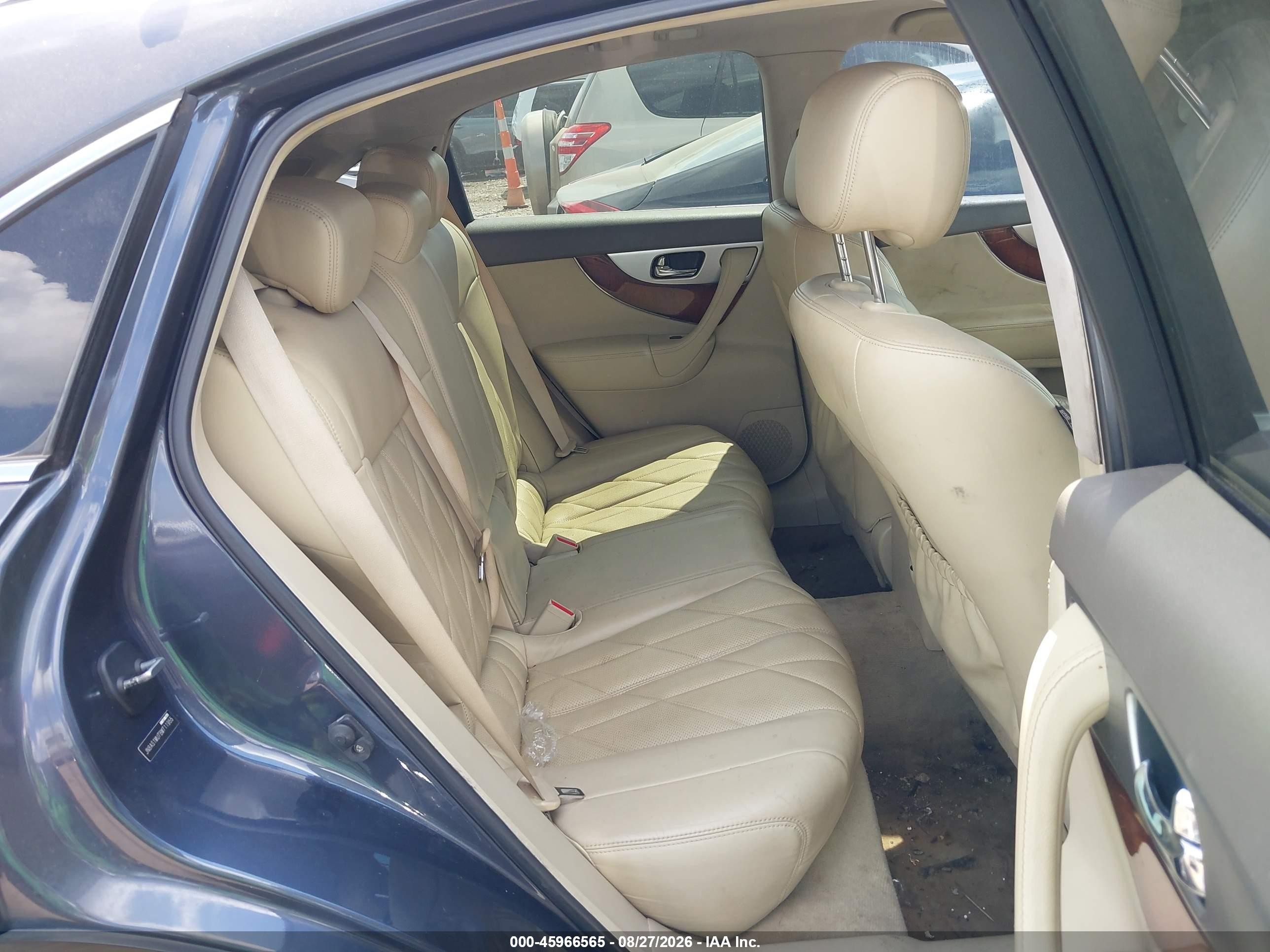 2011 Infiniti Fx35   Dark Blue vin: JN8AS1MU7BM711955