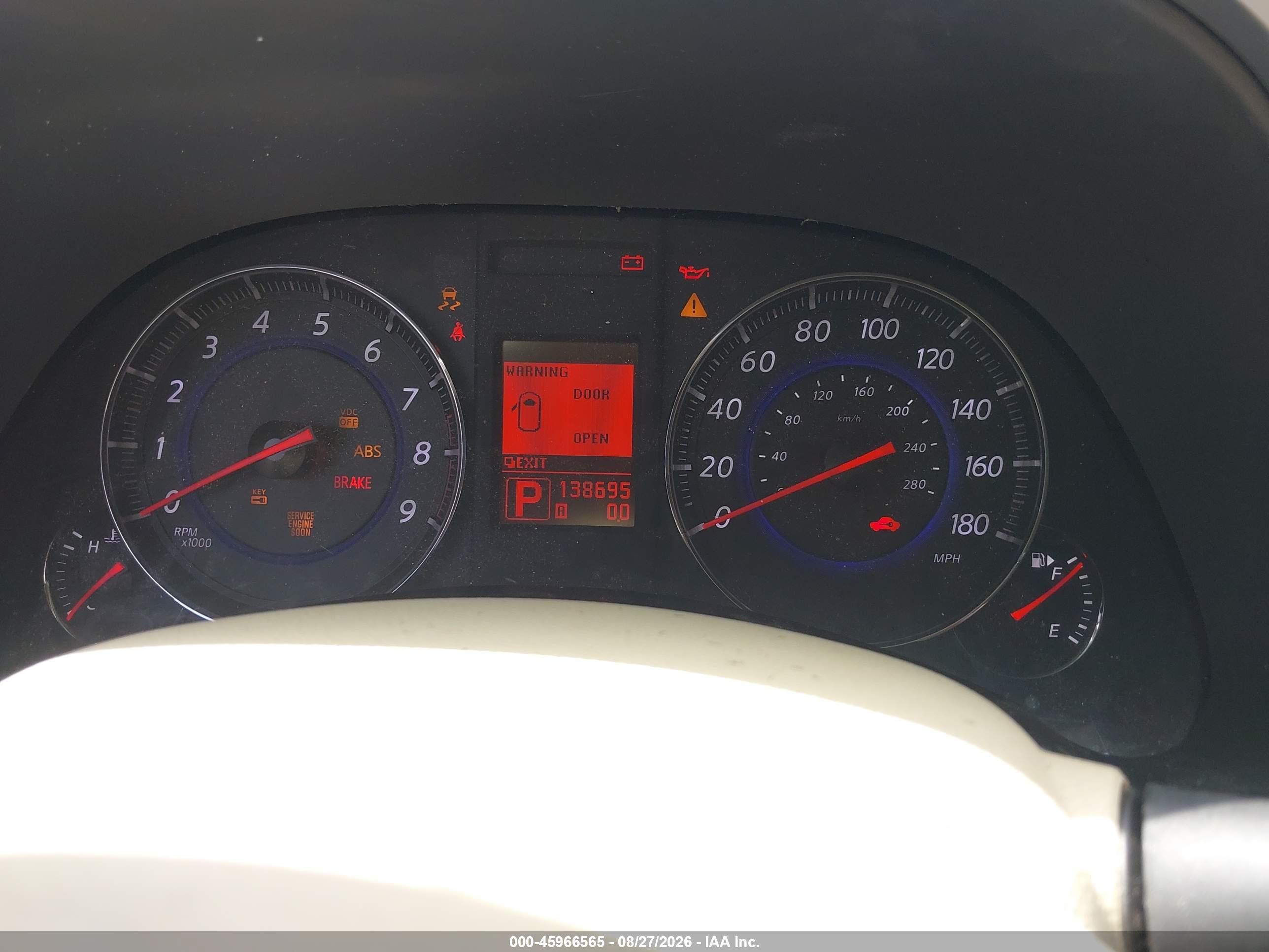 2011 Infiniti Fx35   Dark Blue vin: JN8AS1MU7BM711955