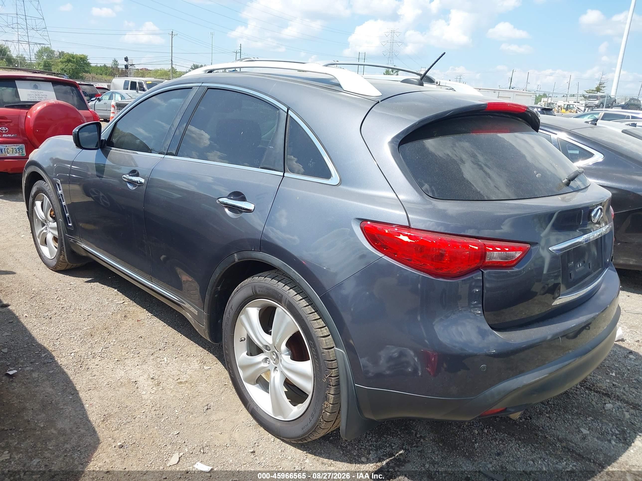 2011 Infiniti Fx35   Dark Blue vin: JN8AS1MU7BM711955