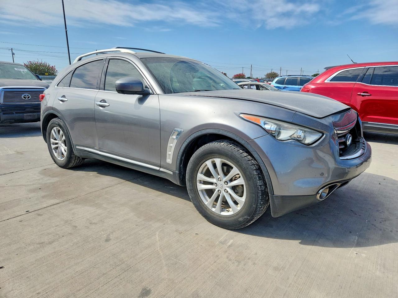2012 Infiniti Fx35 Base Серый vin: JN8AS1MU7CM121983