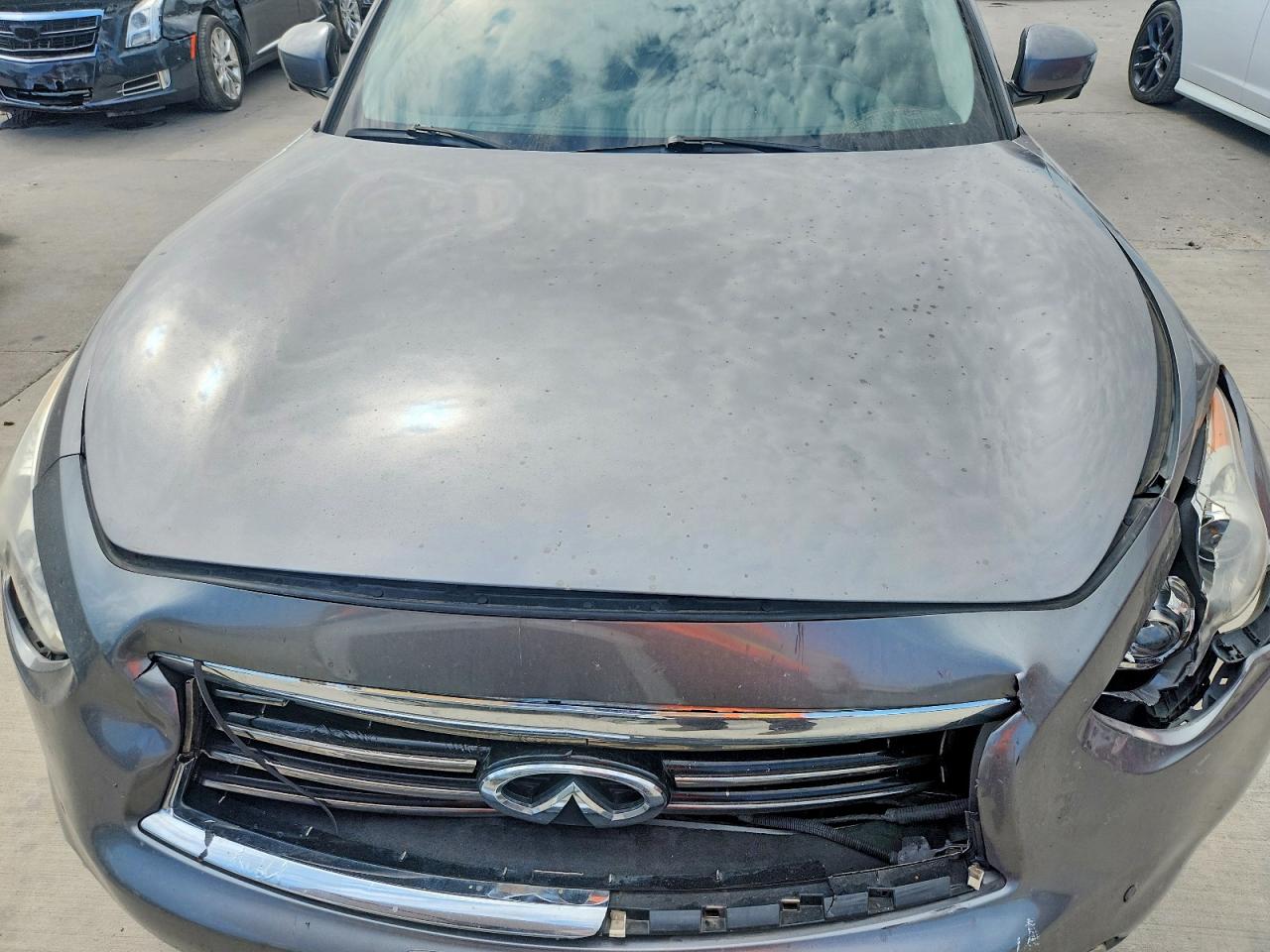 2012 Infiniti Fx35 Base Серый vin: JN8AS1MU7CM121983