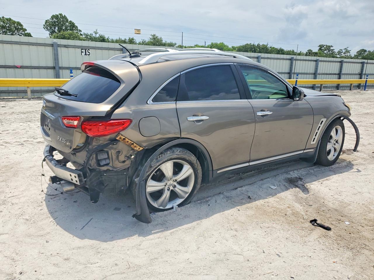 2010 Infiniti Fx35 Base Brown vin: JN8AS1MU8AM801694